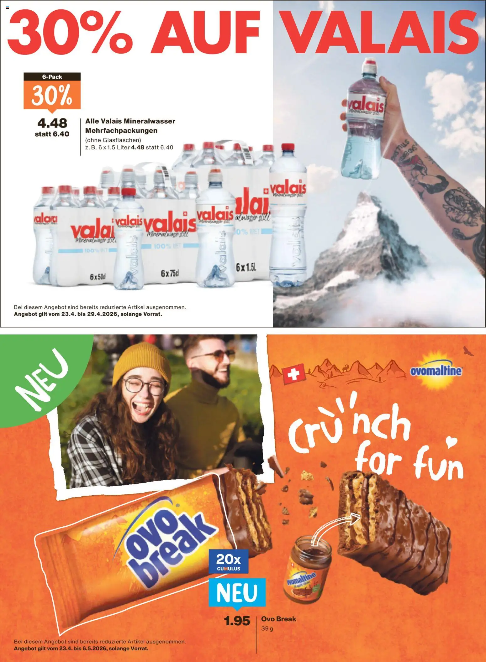 Migros aktionen – gültig ab 22.04.2026 | Seite: 6 | Produkte: Mineralwasser