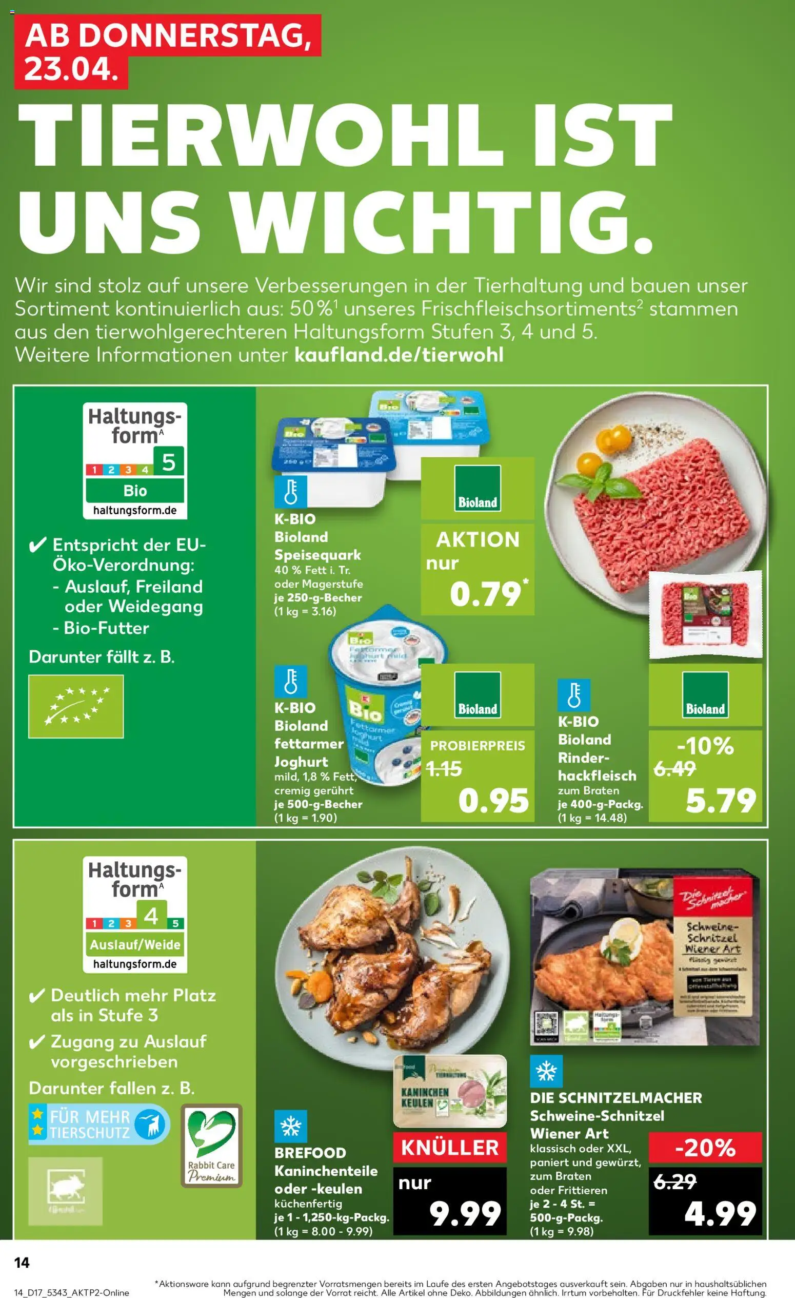 Kaufland Německo leták od 23.04.2026 | Strana: 14 | Produkty: Forma