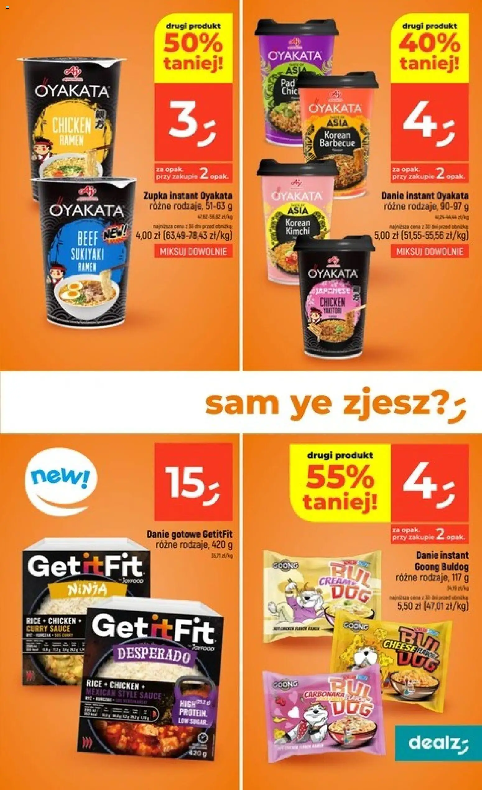 Dealz gazetka od 09.04.2026 | Strona: 27 | Produkty: Kimchi, Carbonara, Curry