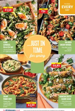Preview of Aldi - Weekly offers UK Specialbuys valid from 26.02.2026 | Page: 5 | Products: Salmon, Chicken, Broccoli, Feta