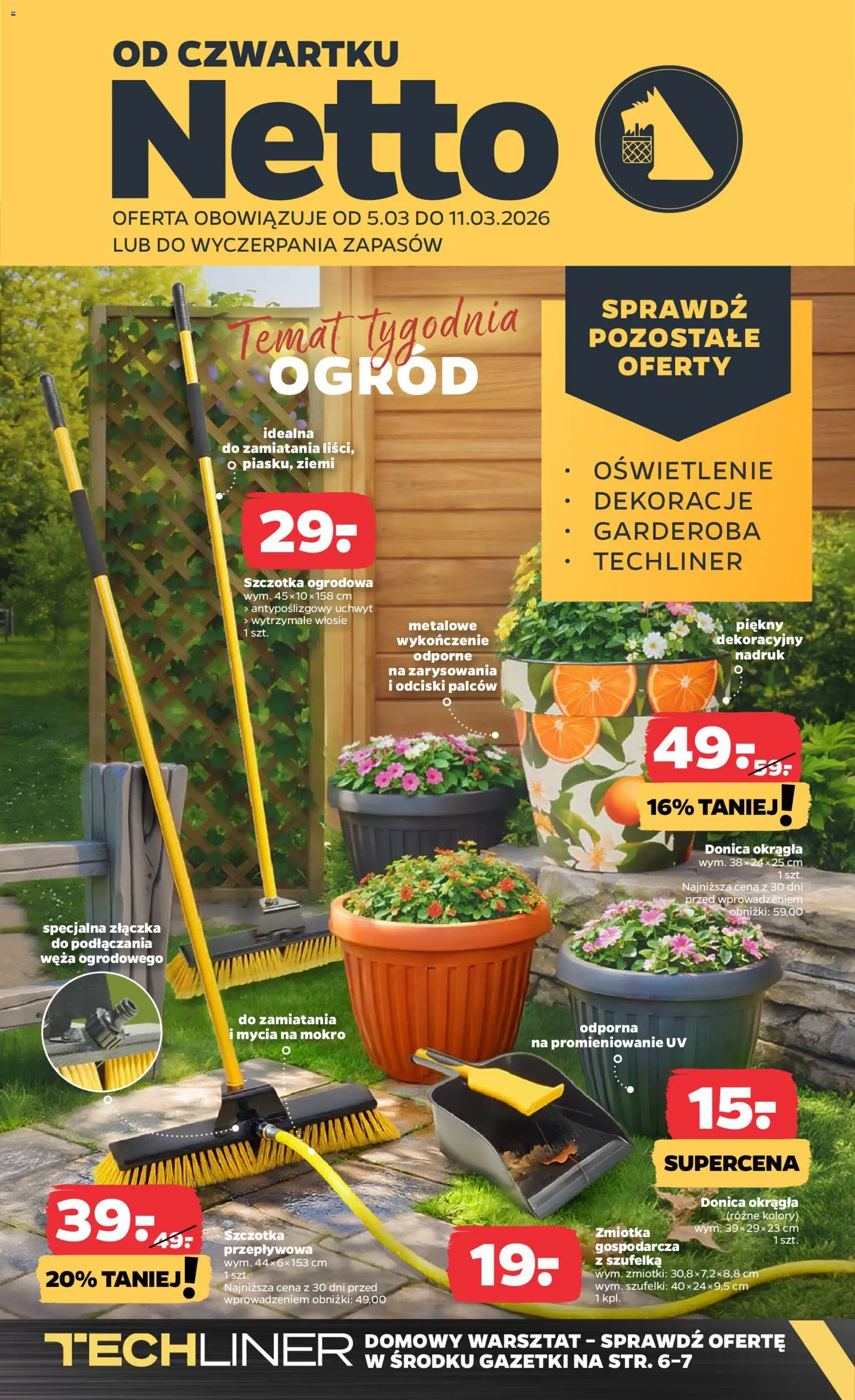Netto gazetka od czwartku NonFood od 05.03.2026 | Strona: 1 | Produkty: Szczotka