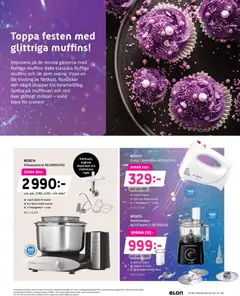 Elon - erbjudanden - Förhandsvisning av reklamblad från butik Elon aktuell från 26.01.2026 | Sida: 11 | Produkter: Matberedare, Elvisp