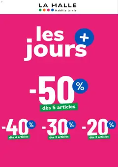 Offres - Prévisualisation de La Halle valide à partir de 31.12.2025