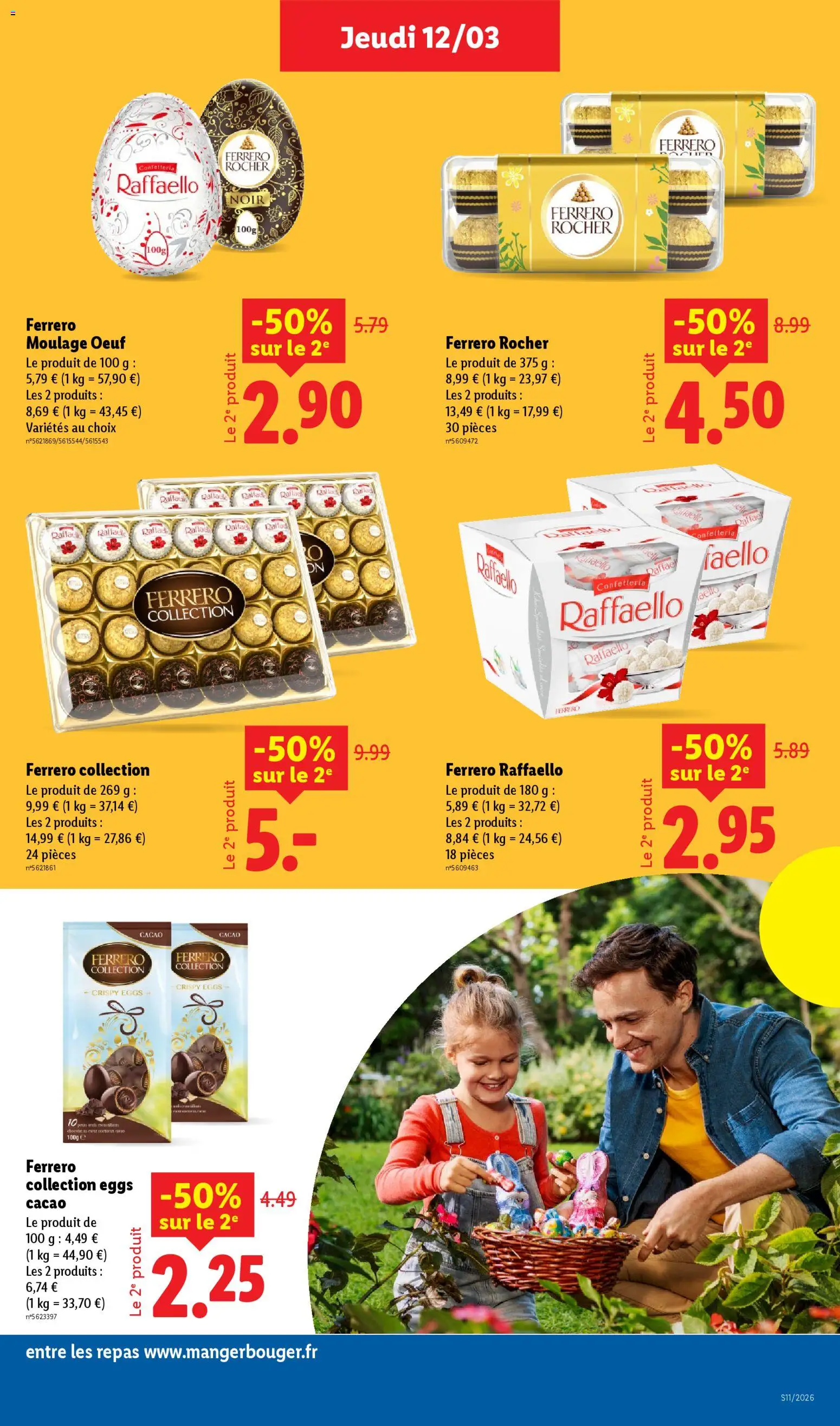{H1} | Page: 23 | Produits: Ferrero rocher, Raffaello