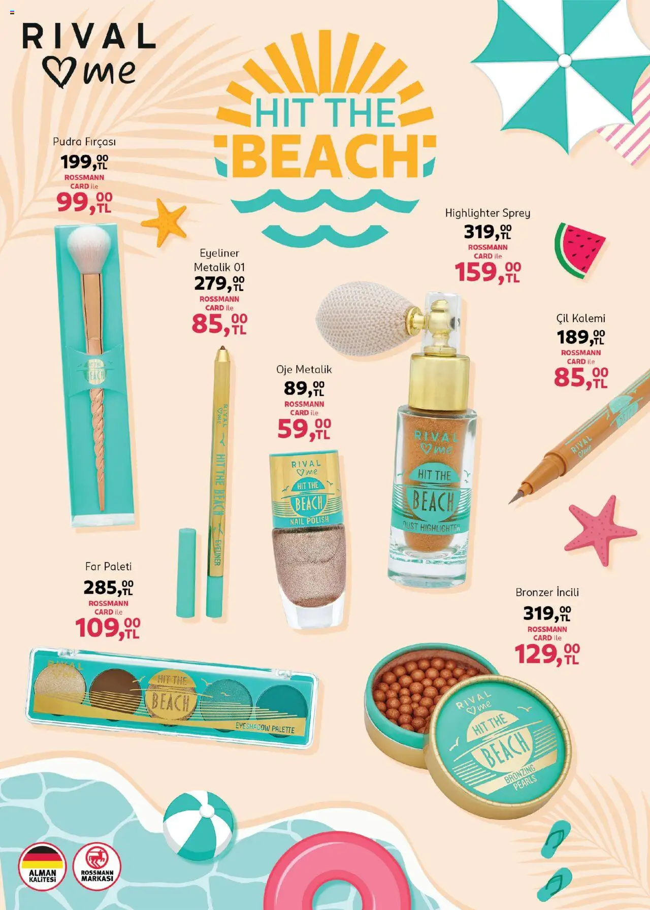 Rossmann İndirim - 29.05.2025 tarihinden itibaren geçerlidir | Sayfa: 12 | Ürünler: Eyeliner, Oje, Pudra