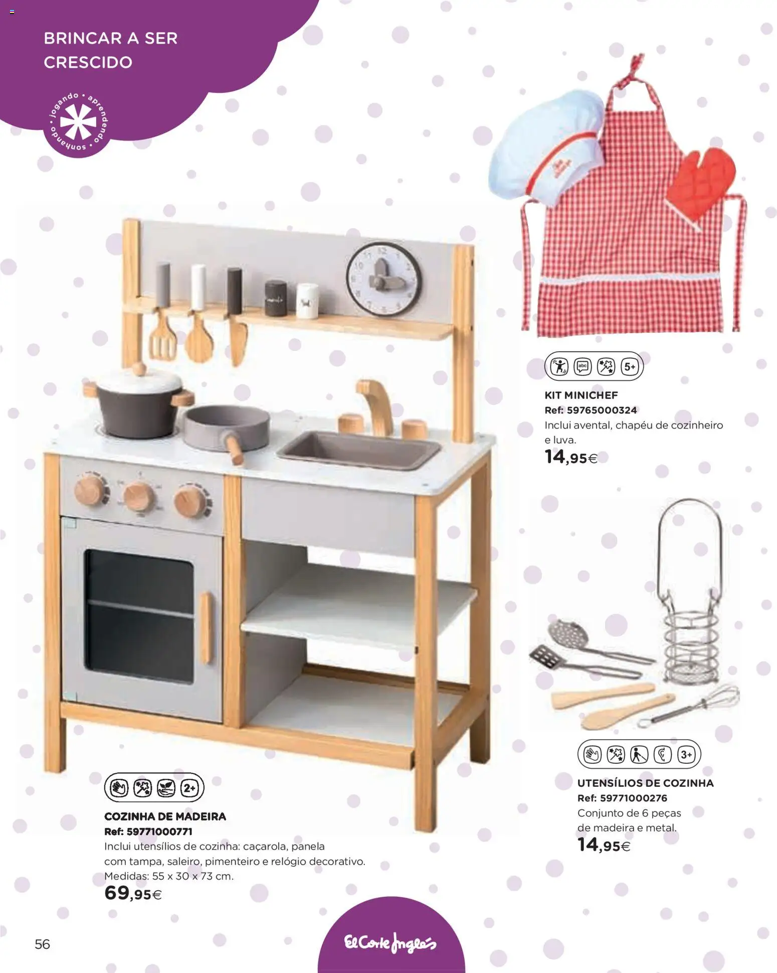 El Corte Ingles folheto │ válido de 11.11.2025 | Página: 56 | Produtos: Chapéu, Relógio, Panela