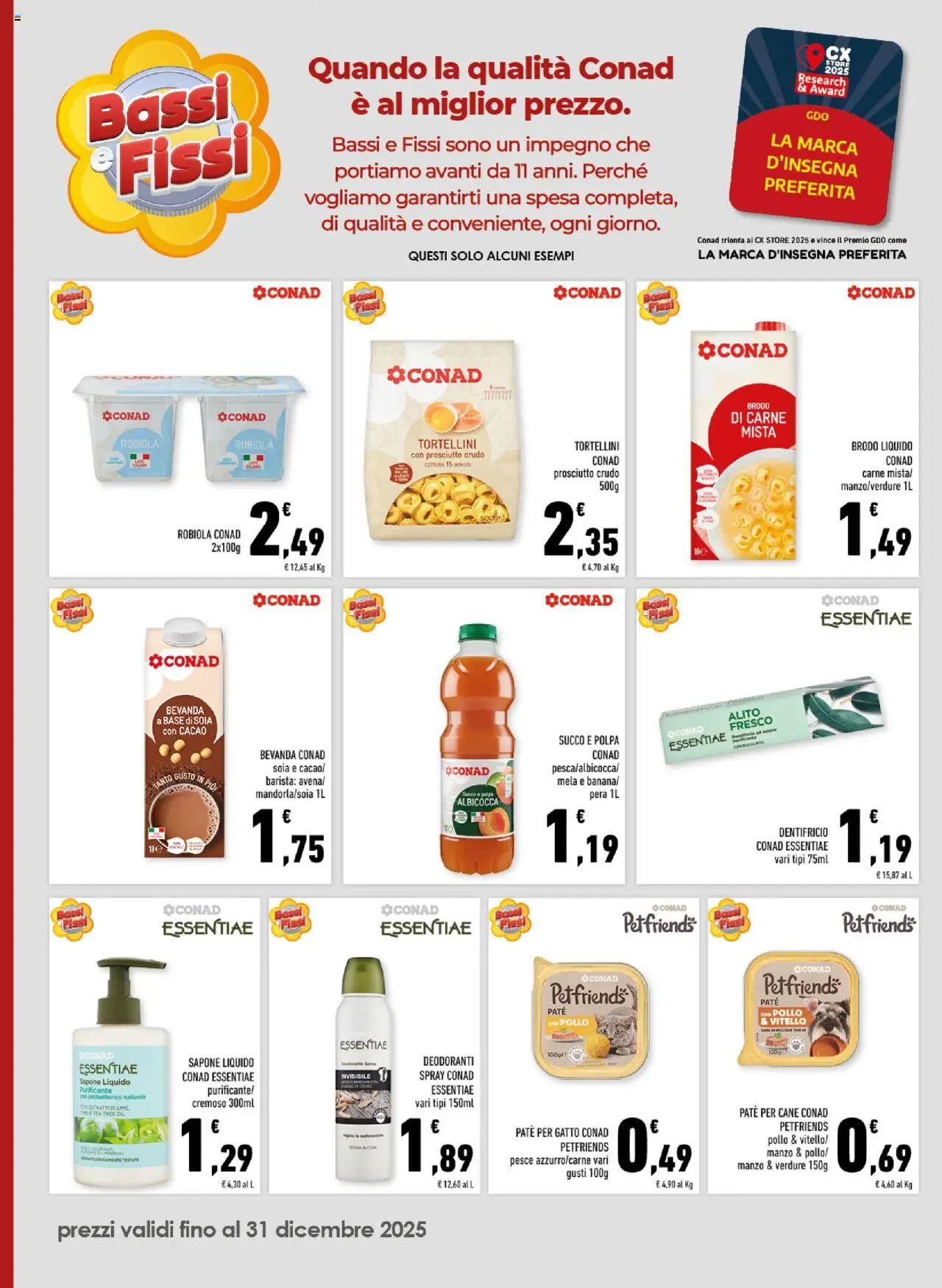 Volantino Conad del 22.10.2025 | Pagina: 8 | Prodotti: Dentifricio, Manzo, Verdure, Cacao