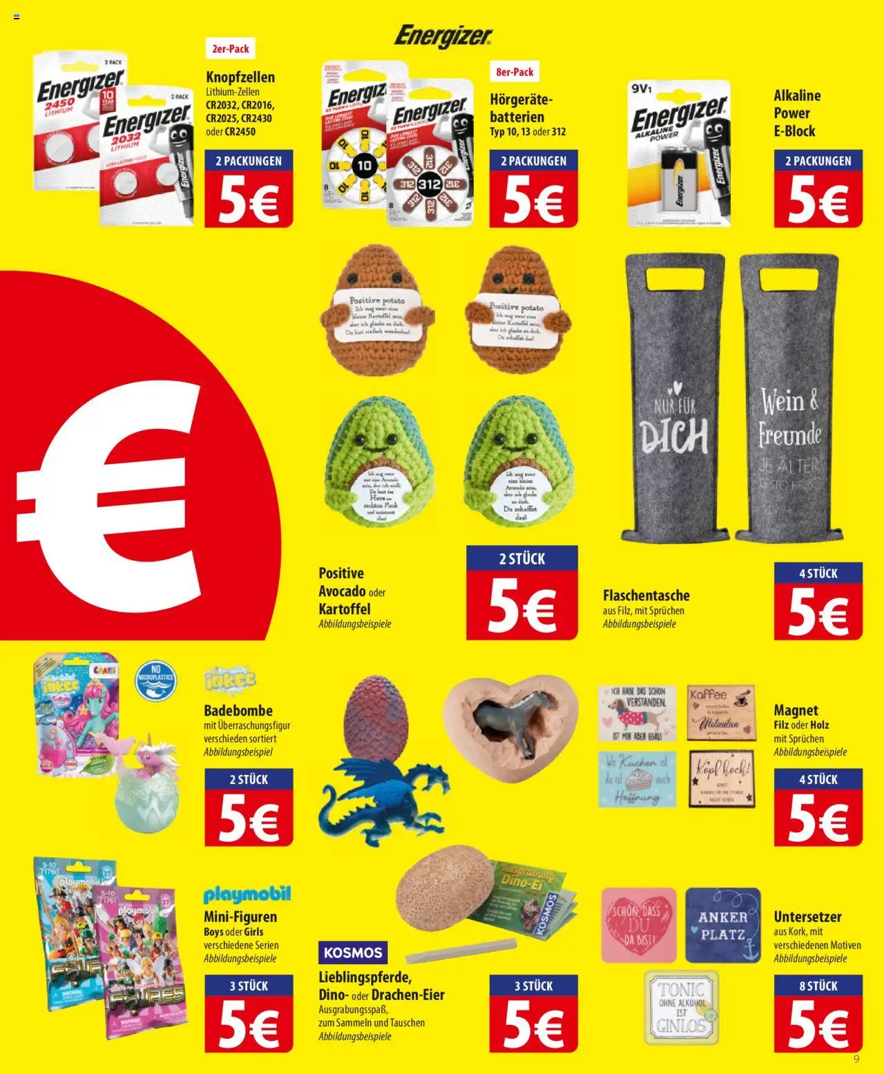Famila Prospekt 	 - gültig ab dem 25.08.2025 | Seite: 9 | Produkte: Batterien, Kaffee, Avocado, Kuchen