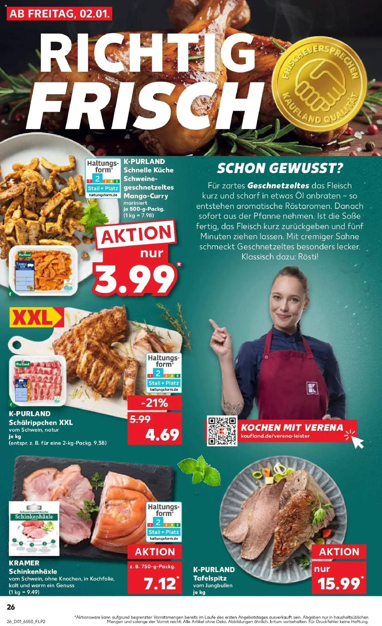 Kaufland prospekt Braunschweig	 – gültig ab 02.01.2026 | Seite: 26 | Produkte: Öl, Küche, Soße, Sahne