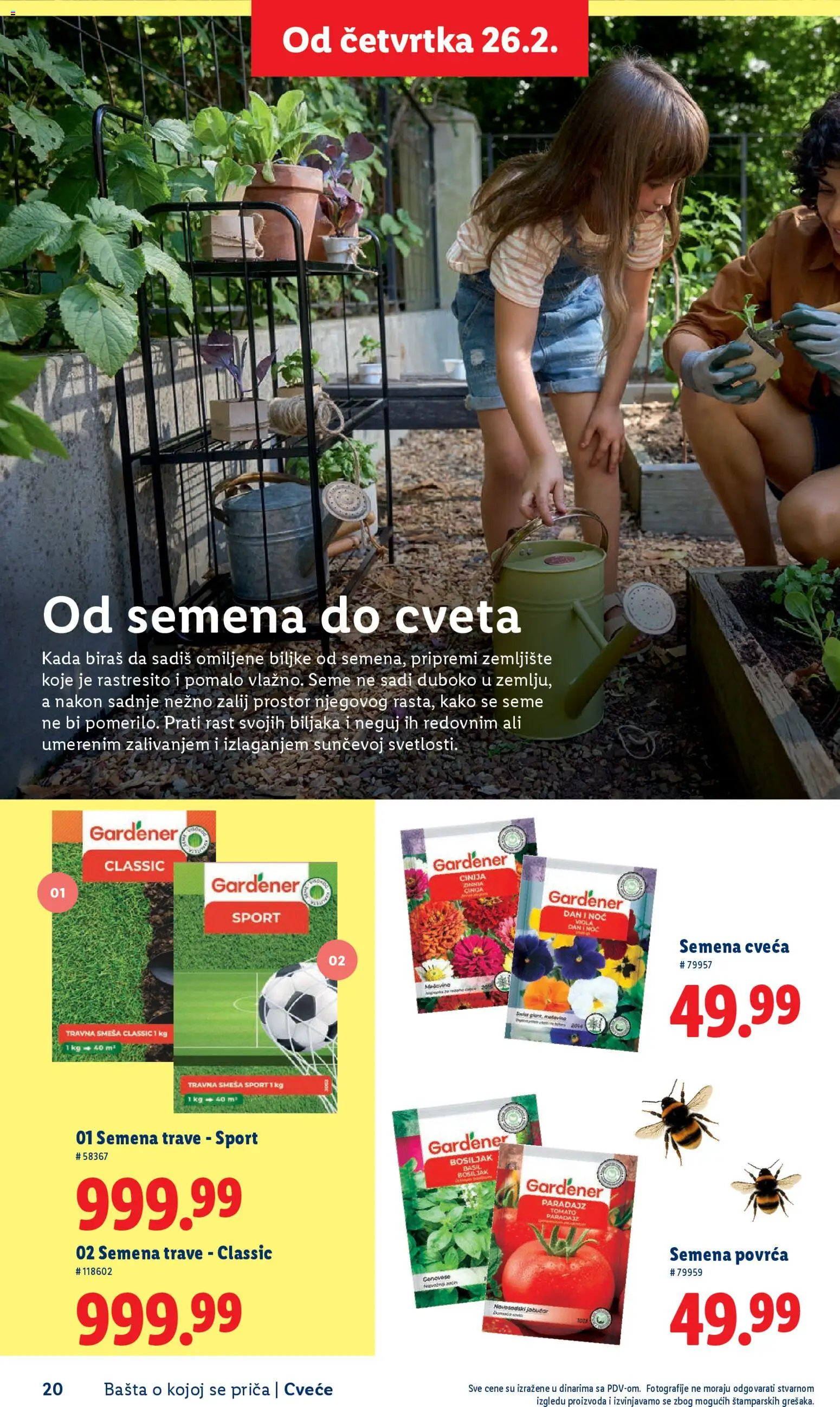 Lidl katalog - važi od 26.02.2026 | Strana: 20 | Proizvode: Paradajz, Cvece