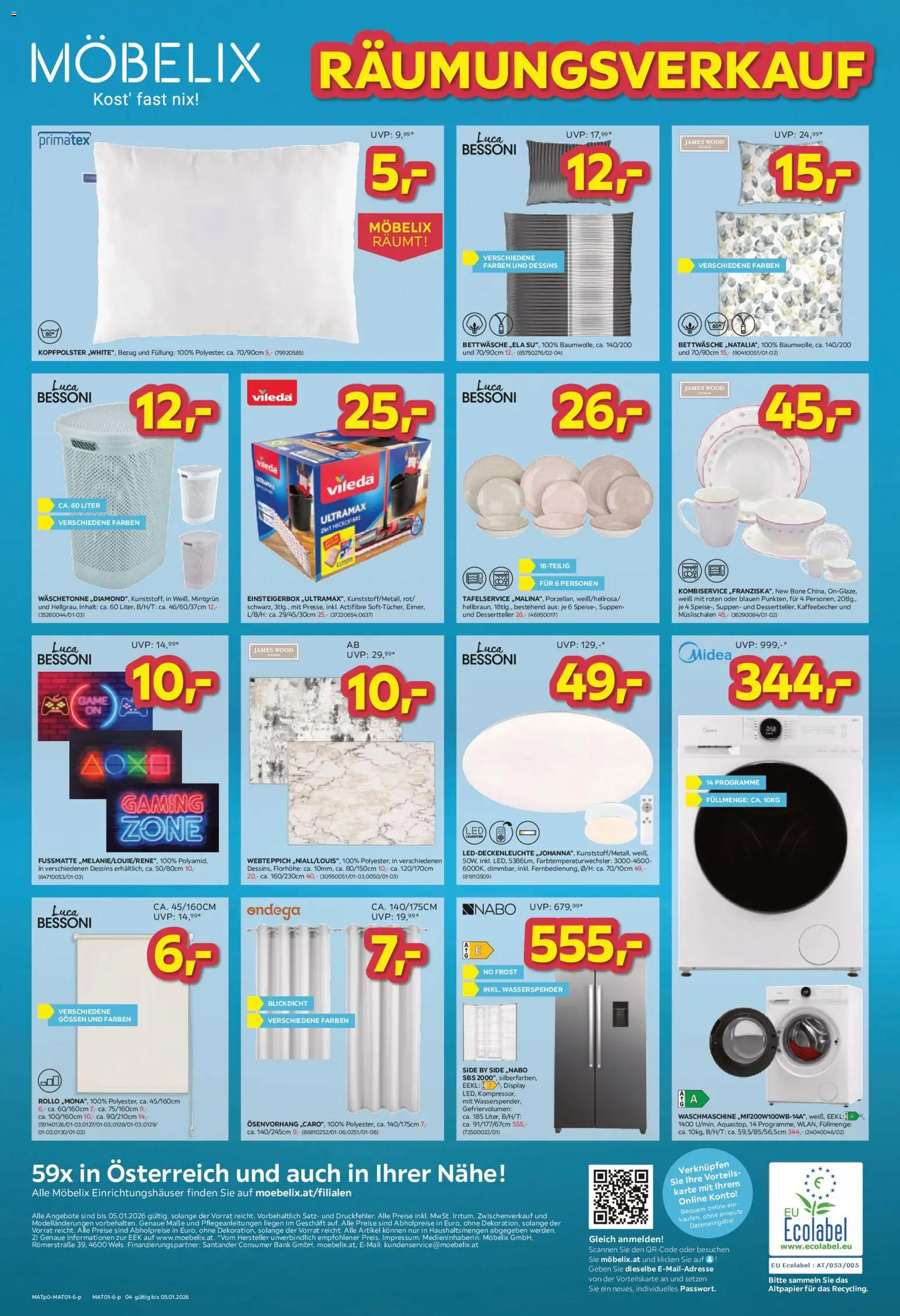 Möbelix Angebote gültig ab 22.12.2025 | Seite: 4 | Produkte: Waschmaschine