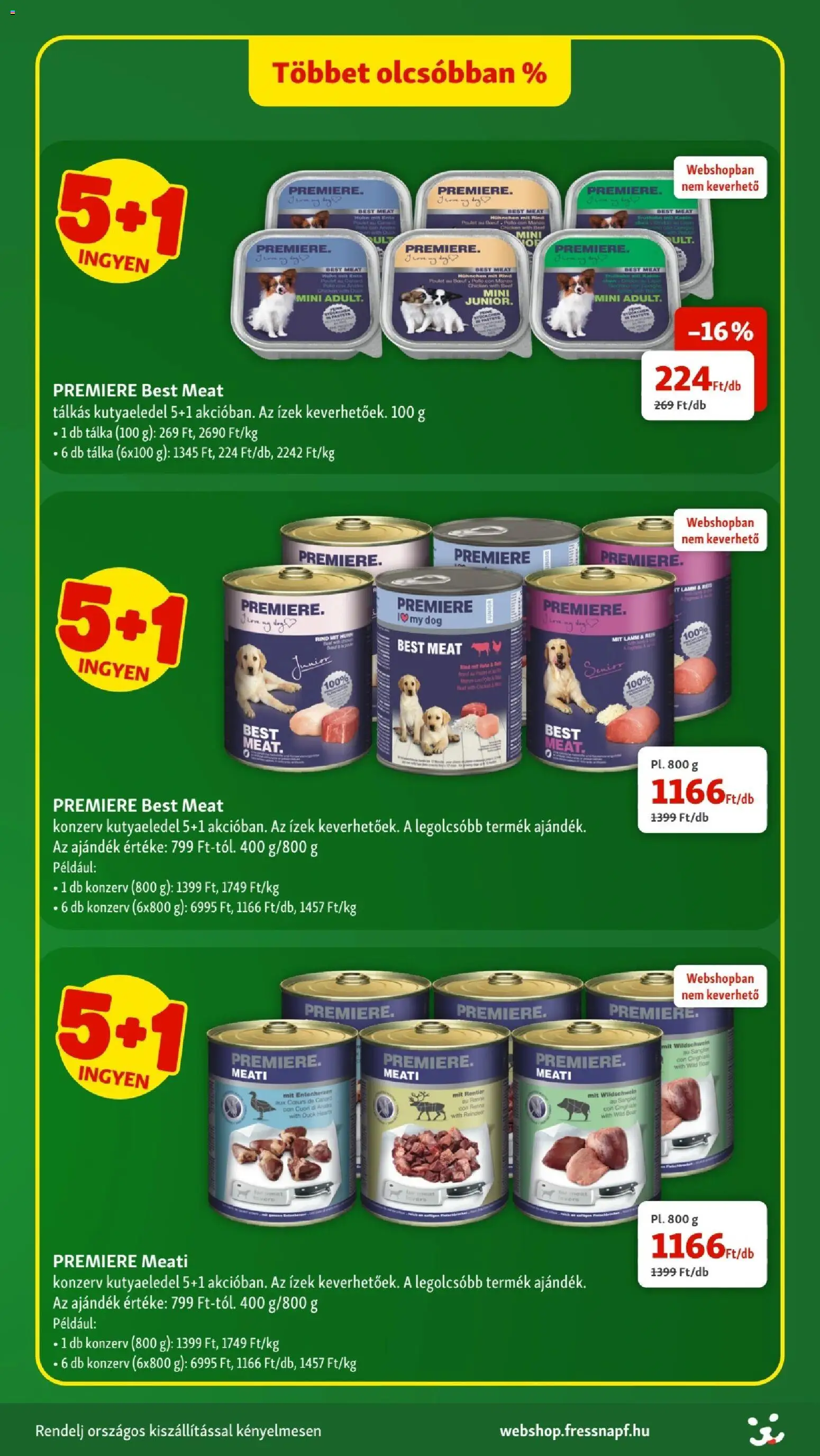 Fressnapf akciós ujság - amely érvényes a következő dátumtól: 08.01.2026 | Oldal: 7 | Termékek: Kutyaeledel, Ing