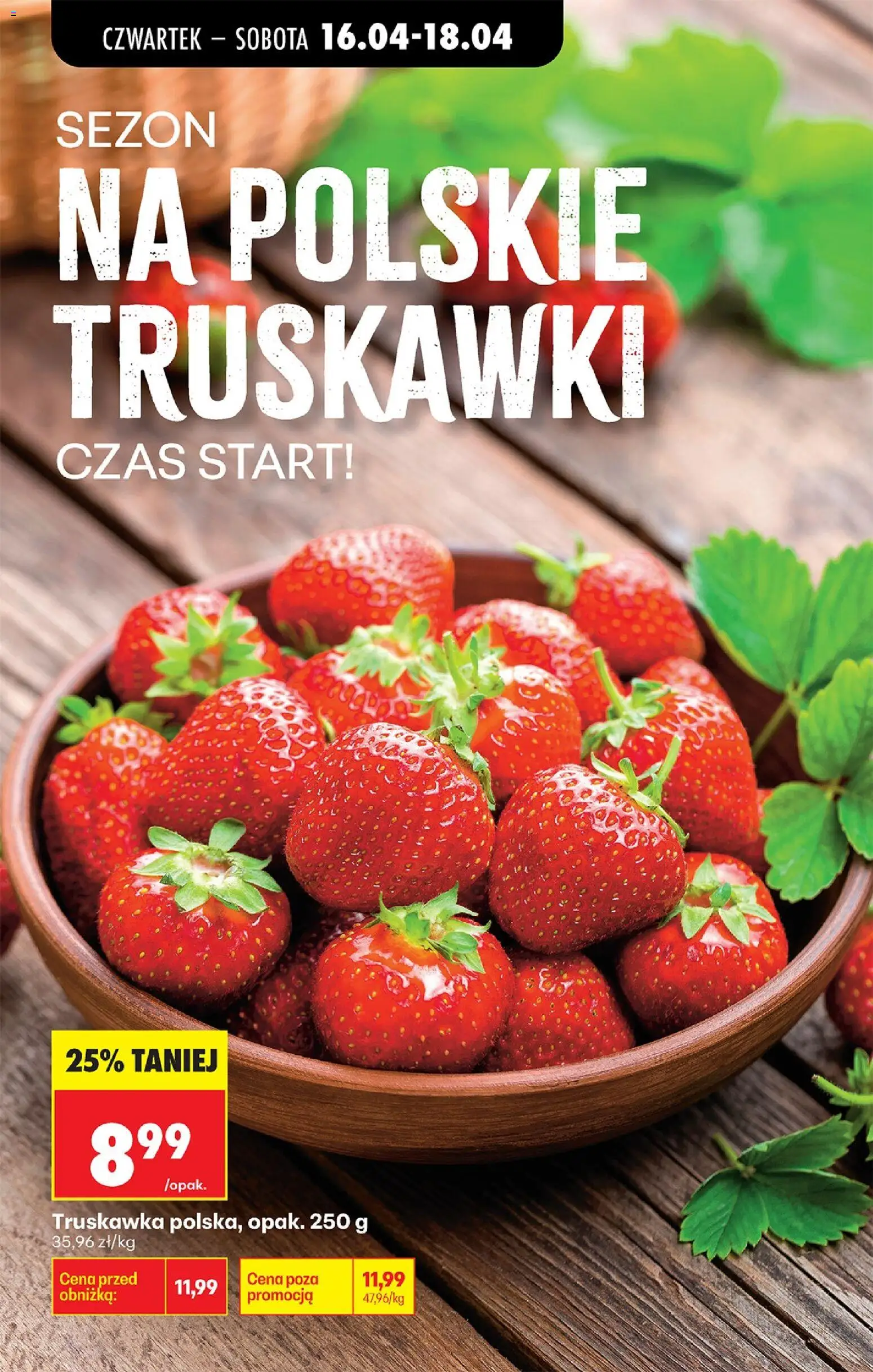 Biedronka gazetka od czwartku od 16.04.2026 | Strona: 35 | Produkty: Truskawki