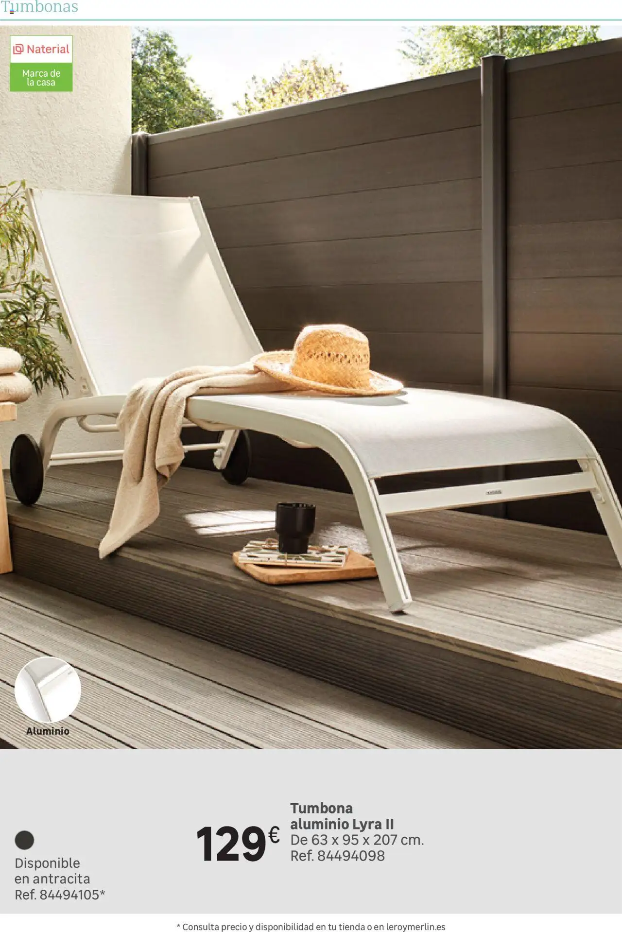 Leroy Merlin catálogo │ válido desde el 25.03.2025 | Página: 177 | Productos: Tumbona