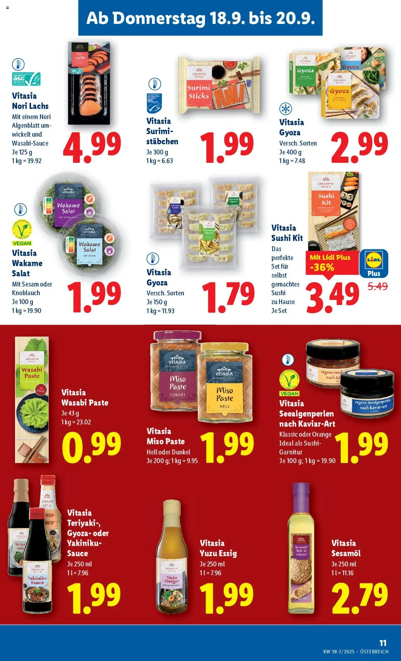 Lidl Flugblatt - Wien, Eisenstadt, Mattersburg gültig ab 18.09.2025 | Seite: 13 | Produkte: Salat, Knoblauch
