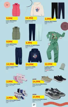 Pré-visualização Auchan - Preços Redondos - Pet válido de 27.01.2026 | Página: 27 | Produtos: Sweatshirt, Calças, Colete, Meias