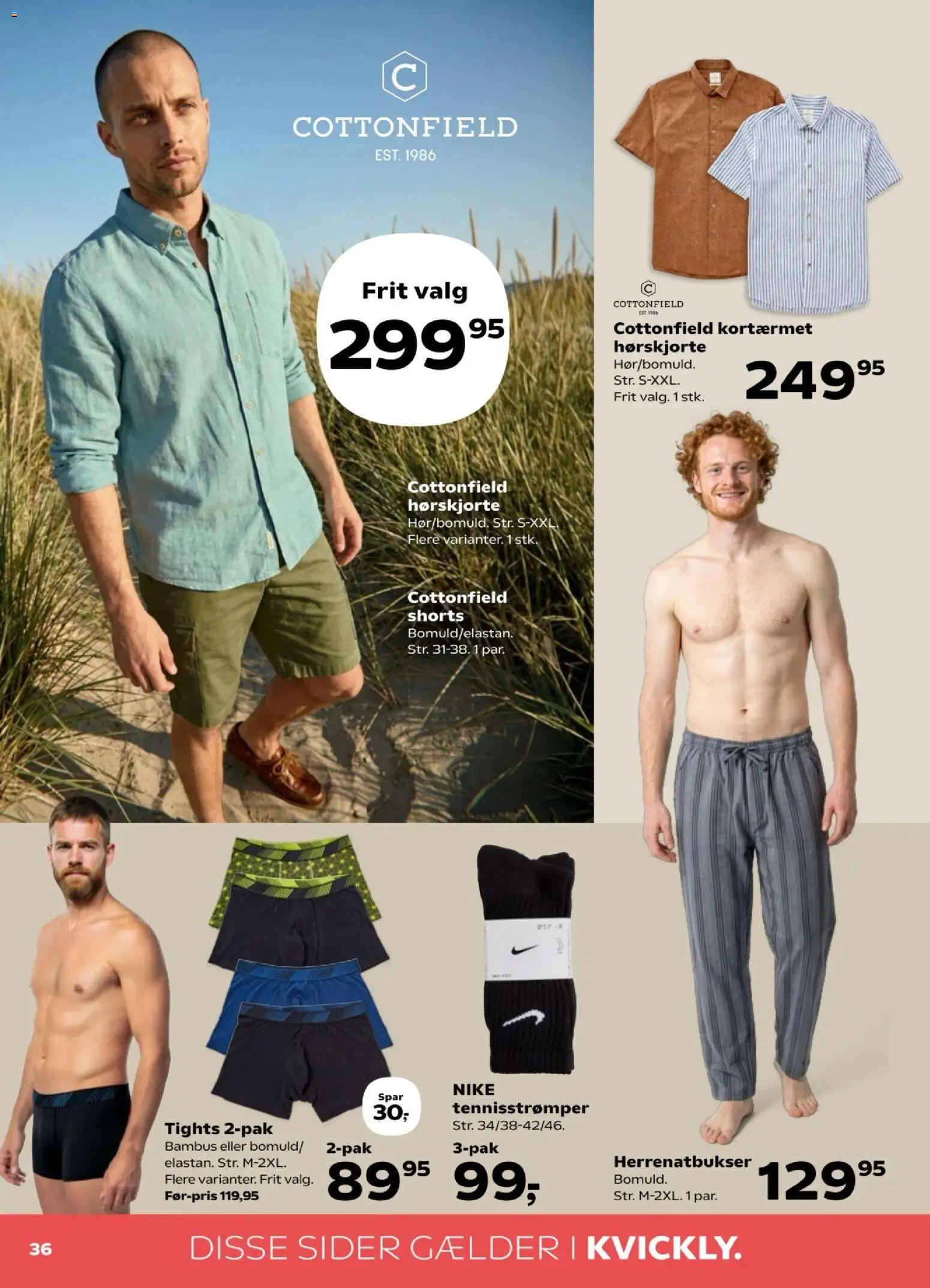 Kvickly tilbudsavis – gyldig fra 17.04.2026 | Side: 38 | Produkter: Shorts, Tights