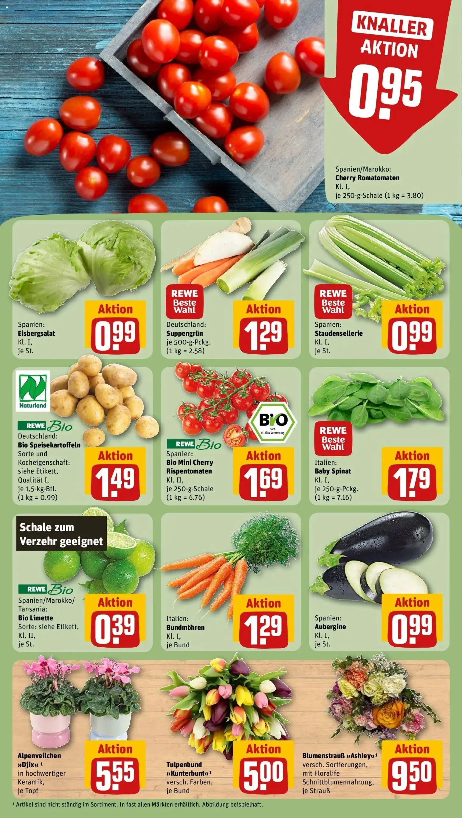 Rewe Prospekt Blaustein	 – gültig ab 02.03.2026 | Seite: 5 | Produkte: Eisbergsalat, Aubergine, Limette