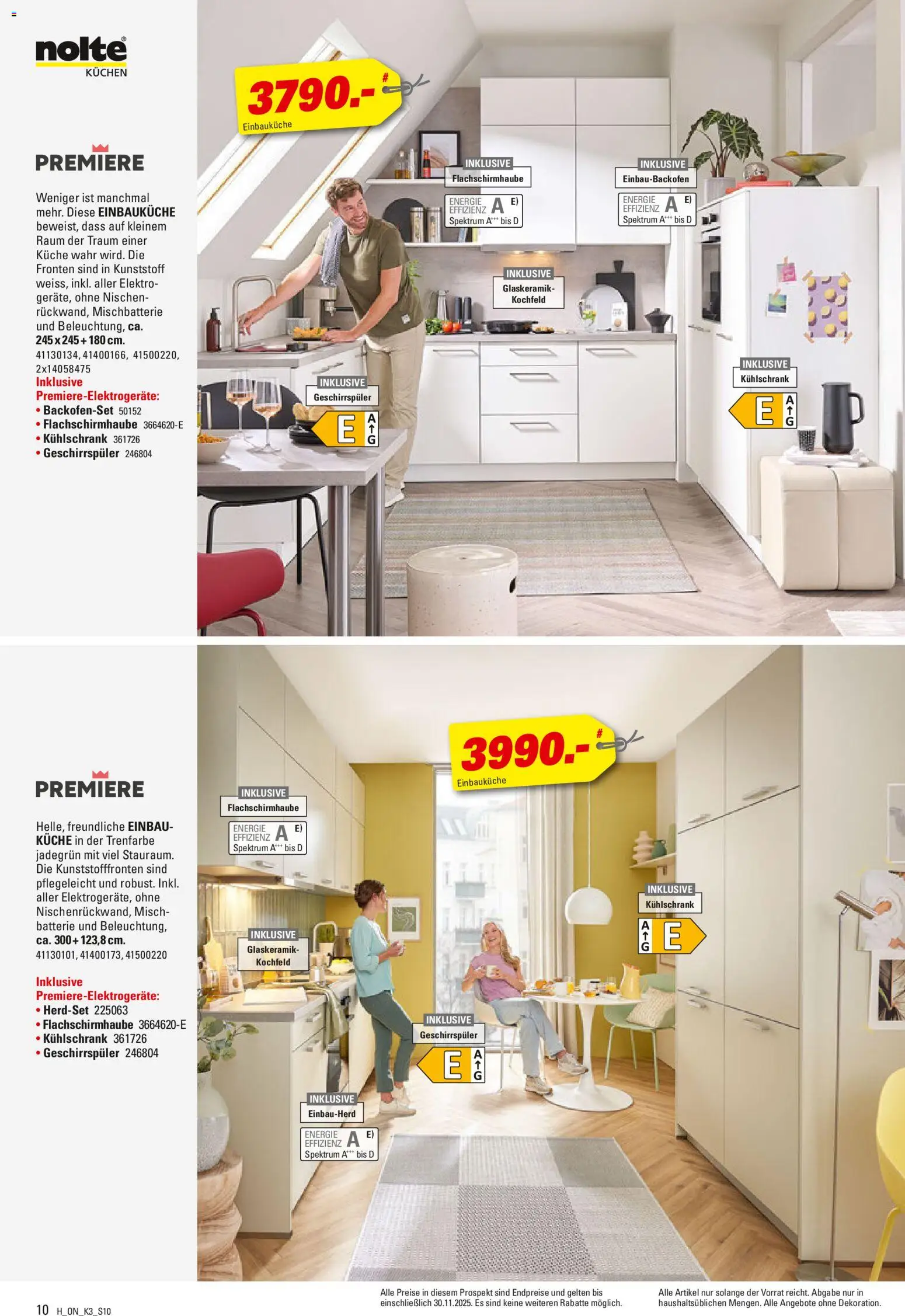 Höffner Prospekt 	 – gültig ab 03.11.2025 | Seite: 10 | Produkte: Einbauküche, Batterie, Küche, Kuchen