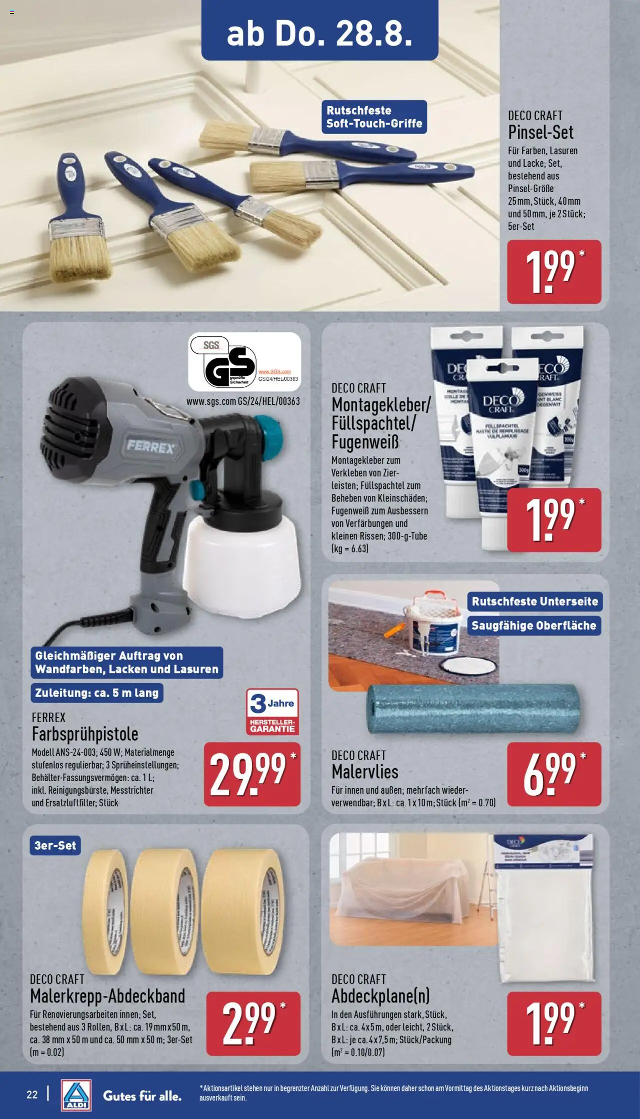 Aldi Prospekt 	 - gültig ab dem 25.08.2025 | Seite: 22