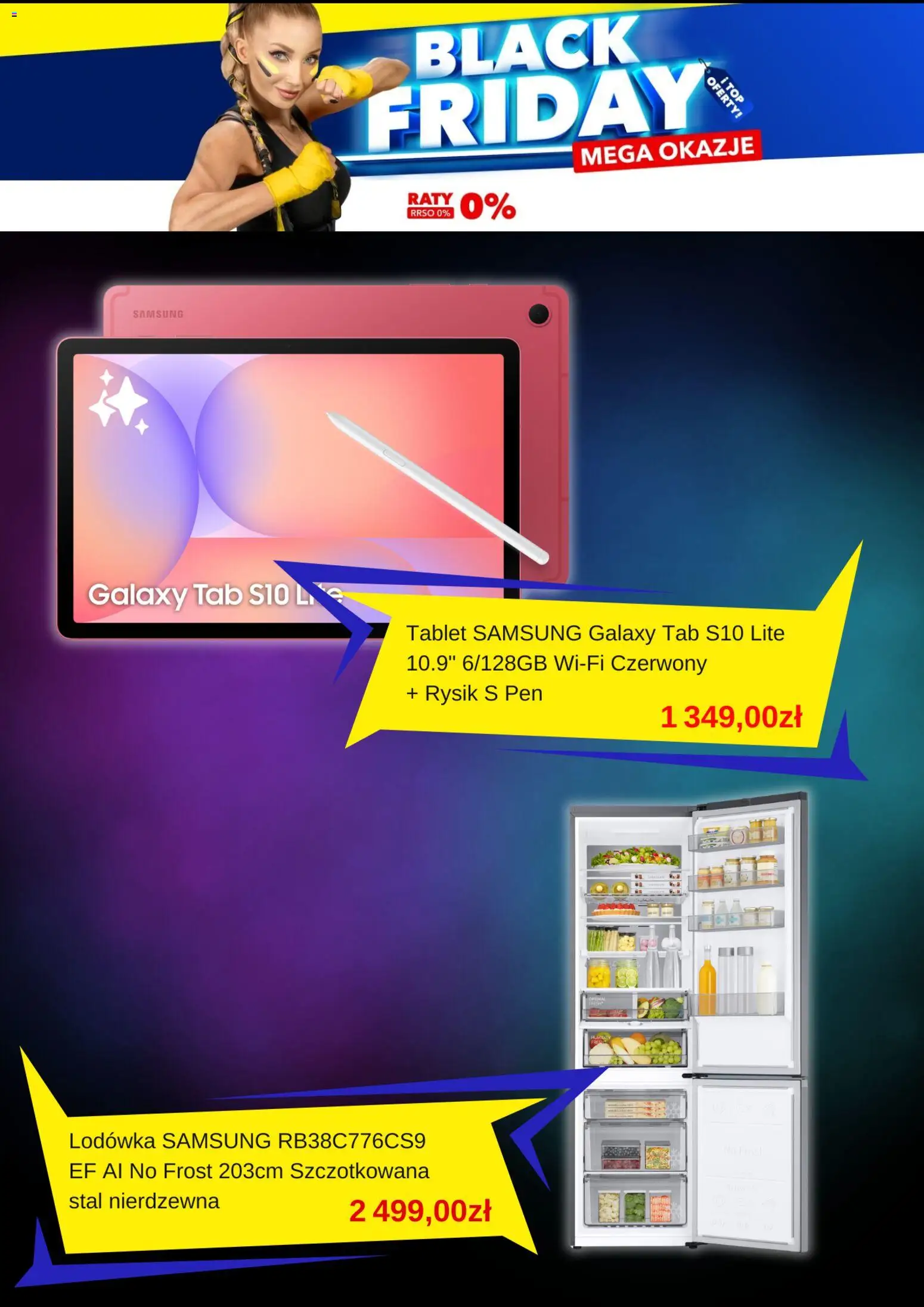 Mediaexpert Black Friday od 21.11.2025 | Strona: 4 | Produkty: Top, Tablet, Lodówka