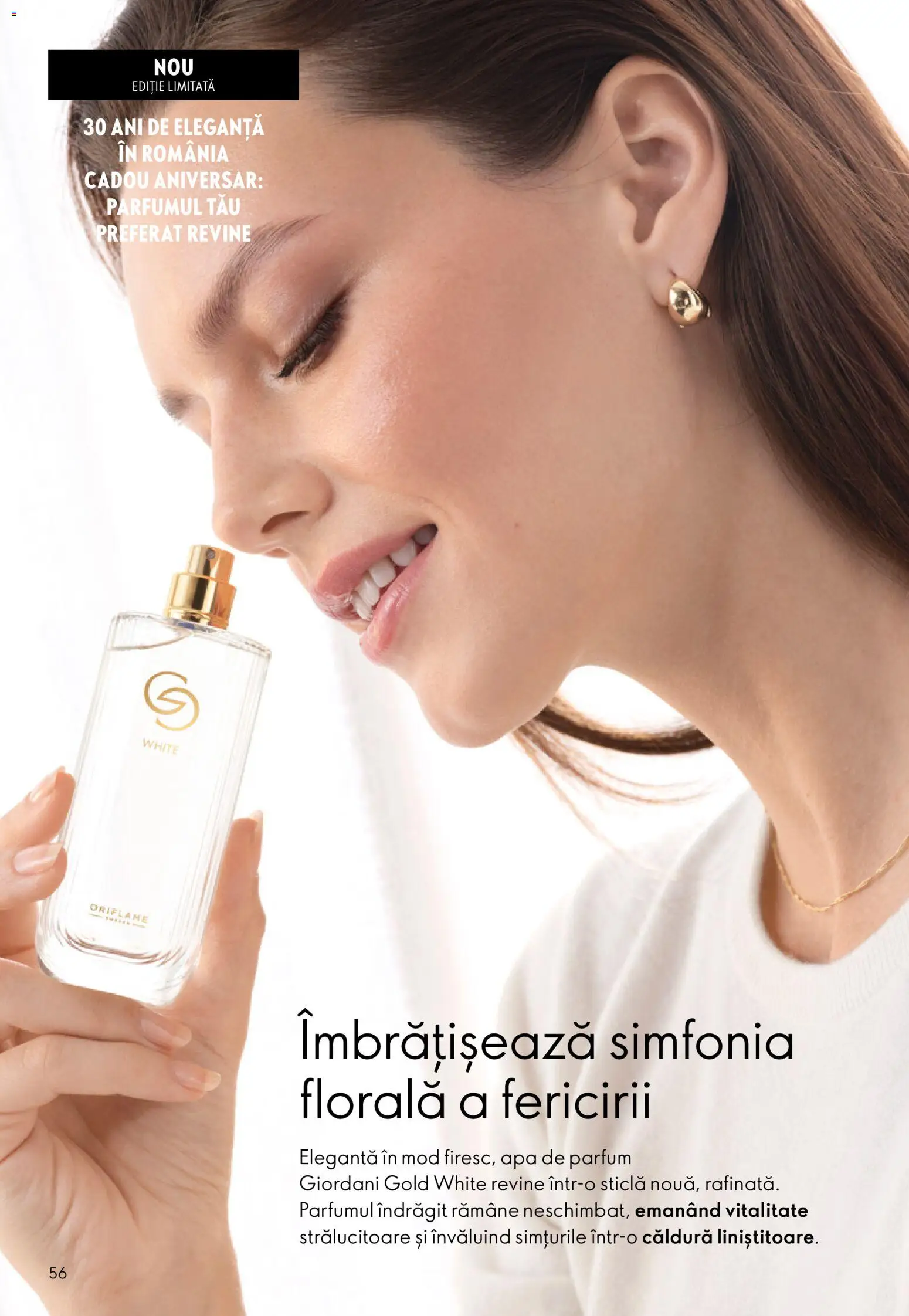Noul catalog Oriflame – valabil de la 23.12.2025 | Pagină: 56 | Produse: Apă de parfum, Parfum, Apă