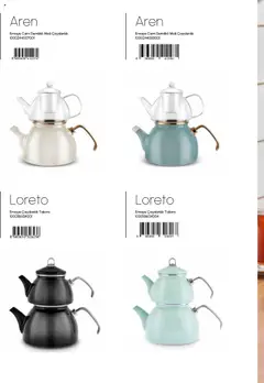 04.09.2025 tarihinden itibaren geçerli olan Karaca kataloğu önizlemesi | Sayfa: 94 | Ürünler: Çaydanlık