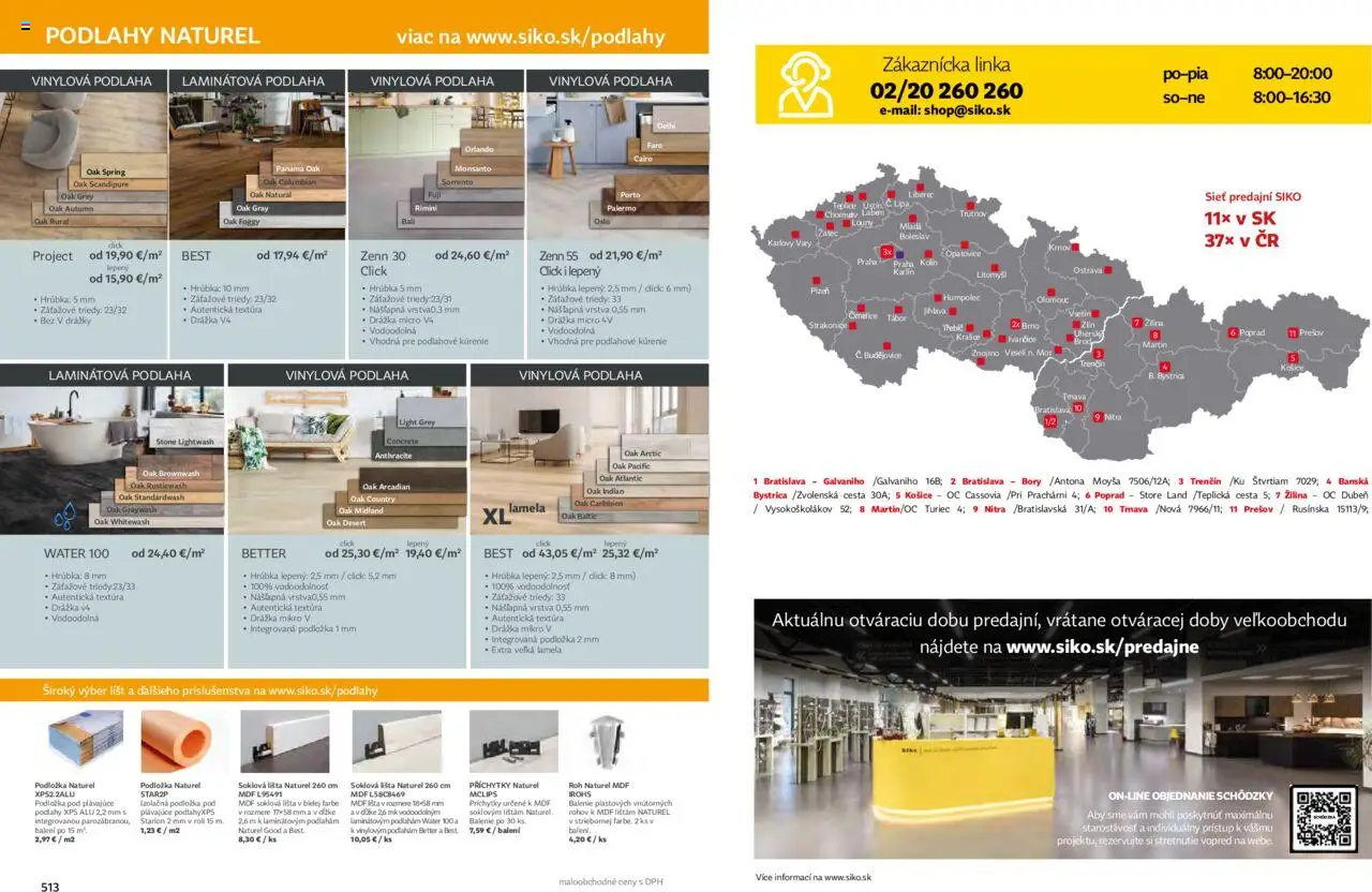 Nové Siko akcie – leták je platný od 01.09.2025 | Strana: 258 | Produkty: Vinylová podlaha, Podlaha, Laminátová podlaha
