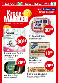 Forhåndsvisning av Spar kundeavis gyldig fra 18.08.2025
