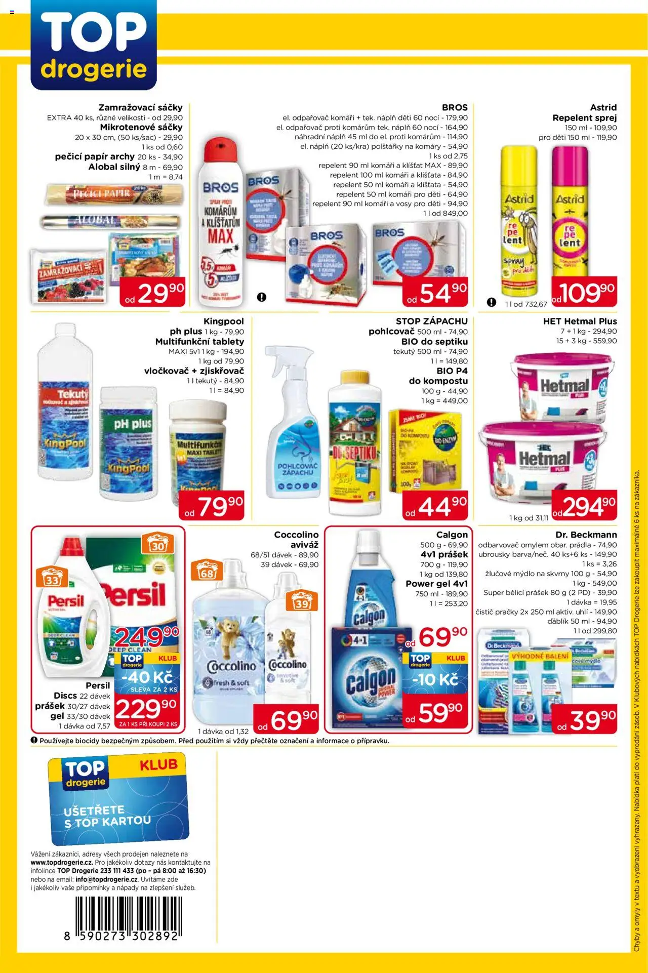 Top drogerie - Leták od 12.06.2025 | Strana: 4 | Produkty: Žlučové mýdlo, Polštářky, Persil gel, Calgon