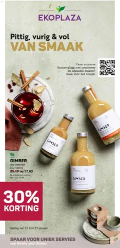 Ekoplaza - Folder week 4 - Voorbeeld van een folder van Ekoplaza, geldig van 21.01.2026