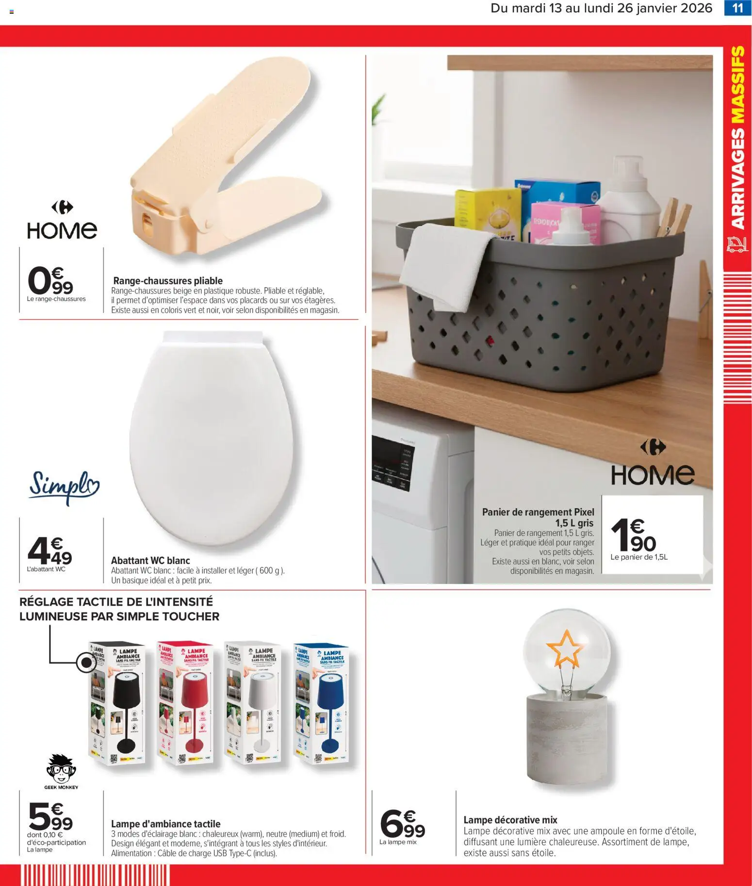 {H1} | Page: 12 | Produits: Câble, USB, Panier, Lampe