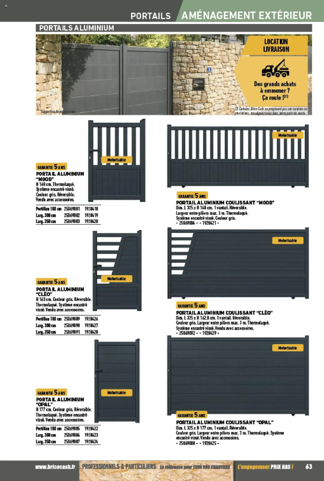 {H1} | Page: 63 | Produits: Portail