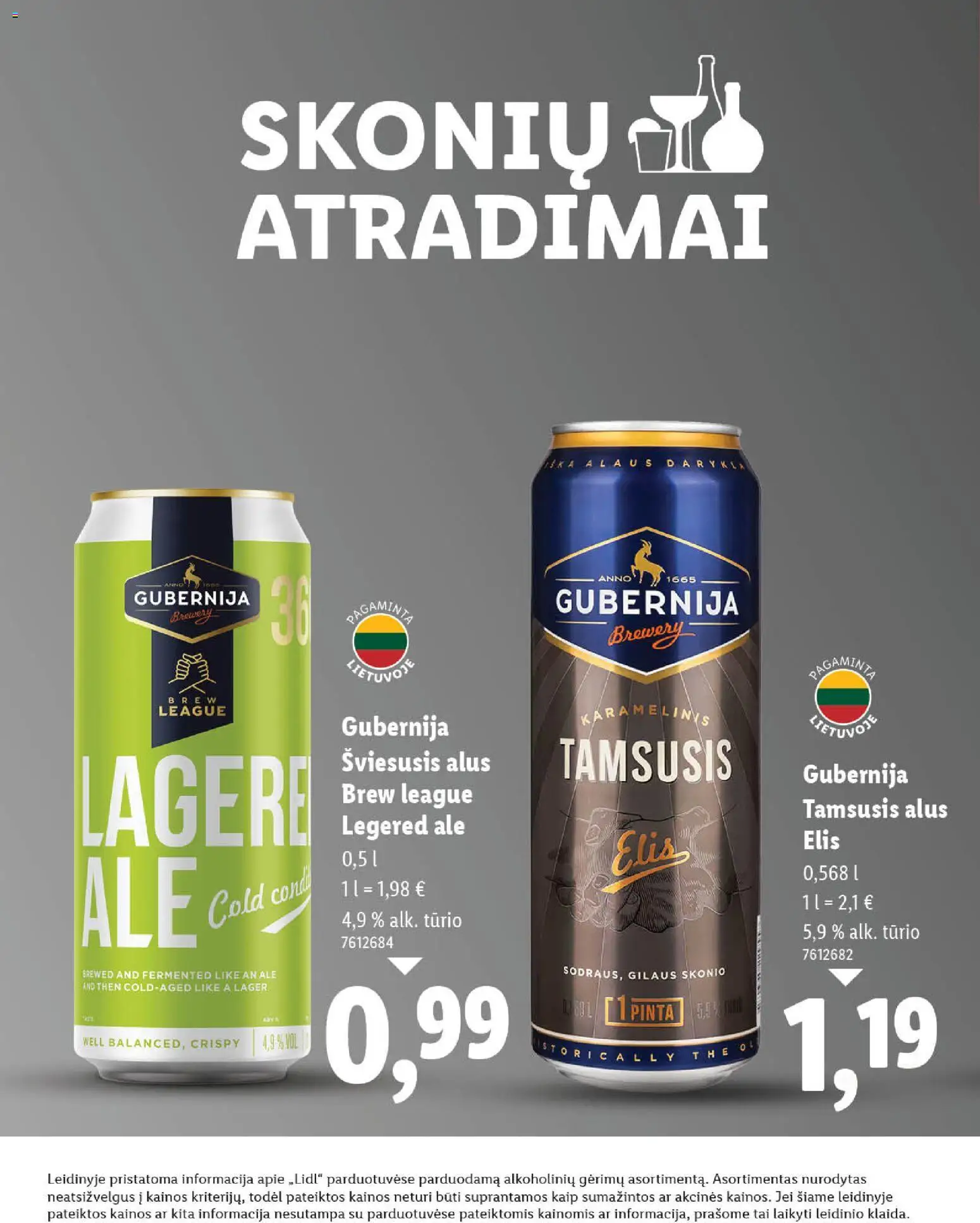 LIDL akcijos nuo 19.11.2025 | Puslapis: 10 | Prekių: Alus