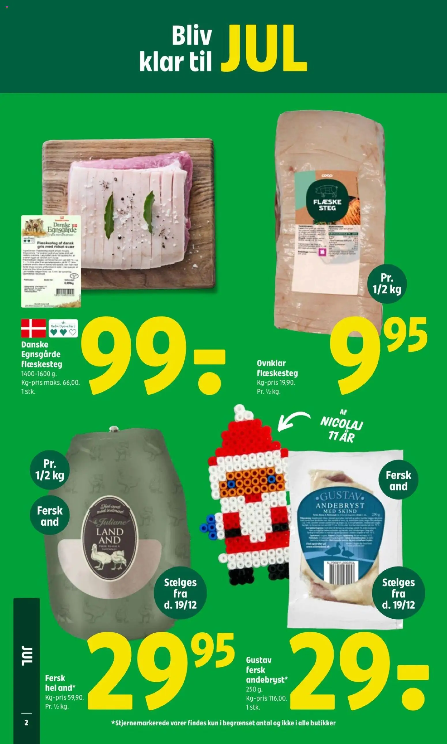 Coop 365 tilbudsavis – gyldig fra 18.12.2025 | Side: 2 | Produkter: Flæskesteg