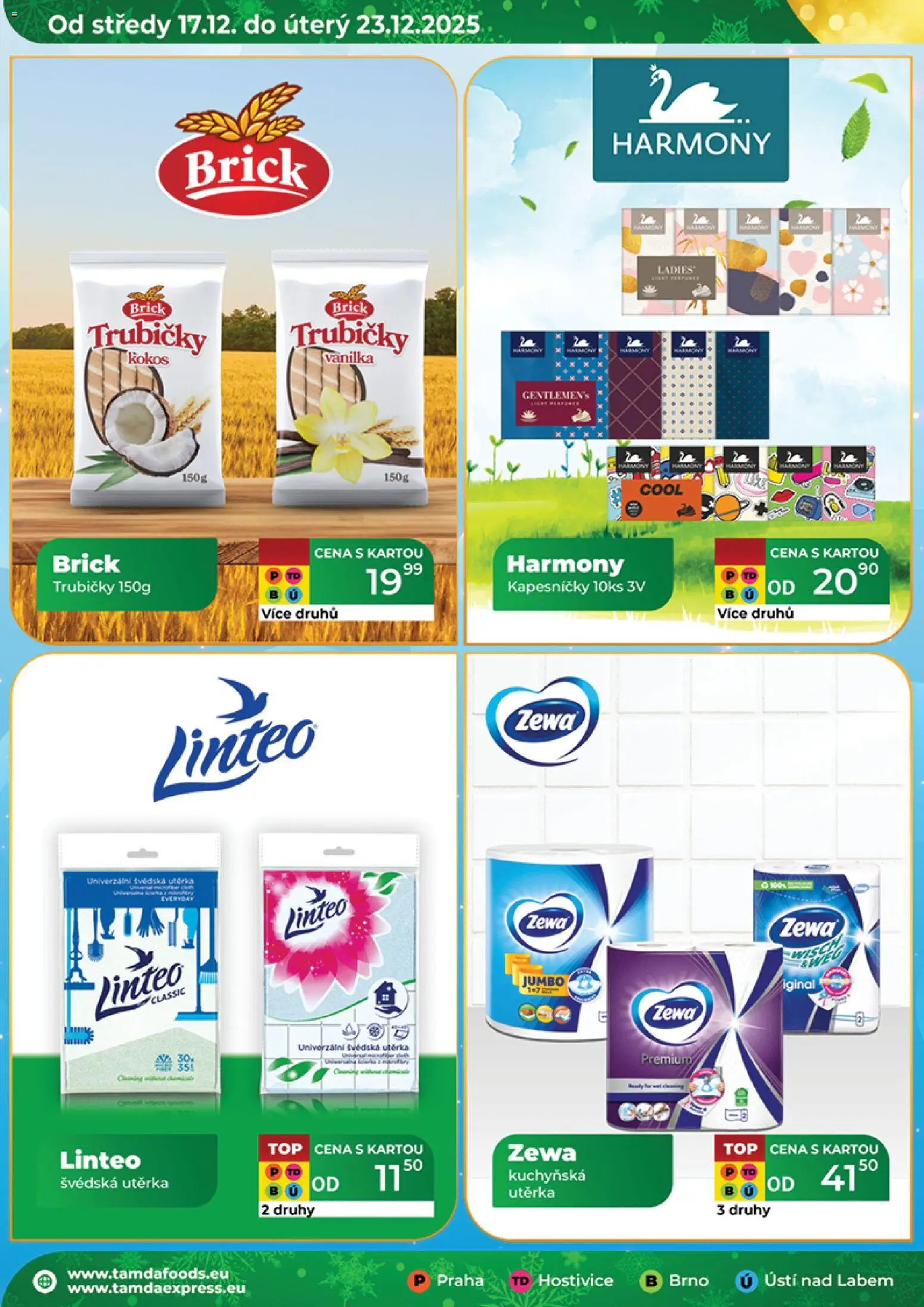 Tamda Foods leták od 17.12.2025 | Strana: 18 | Produkty: Utěrky, Zewa, Kokos, Utěrka