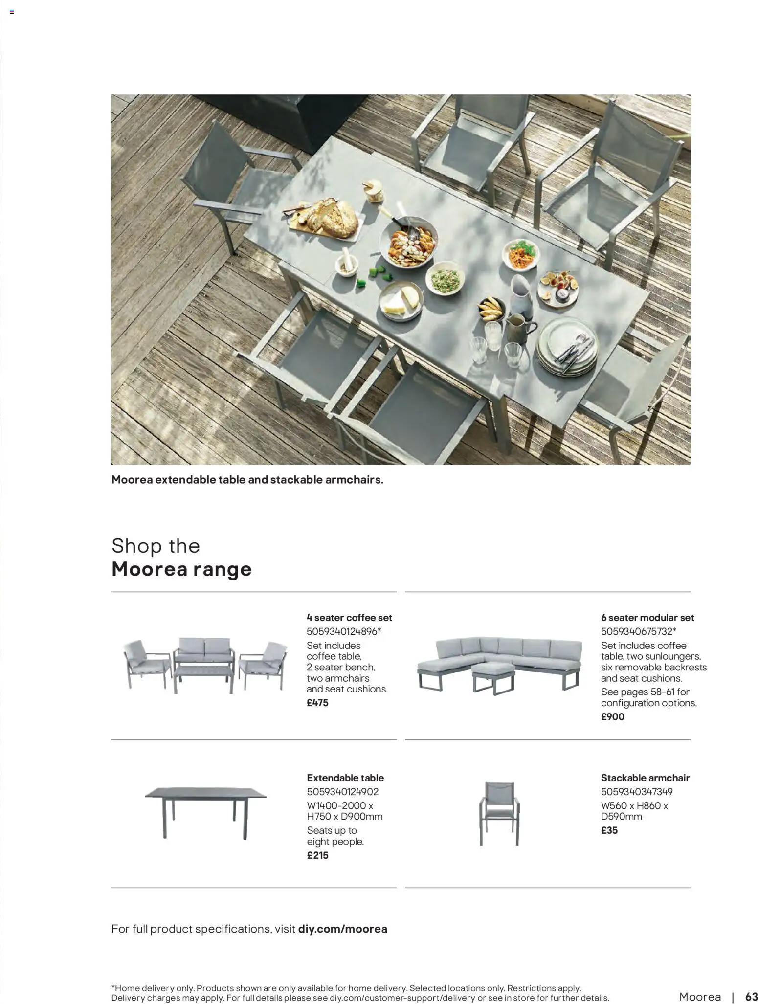 {H1} | Page: 63 | Products: Table, Coffee, Armchair
