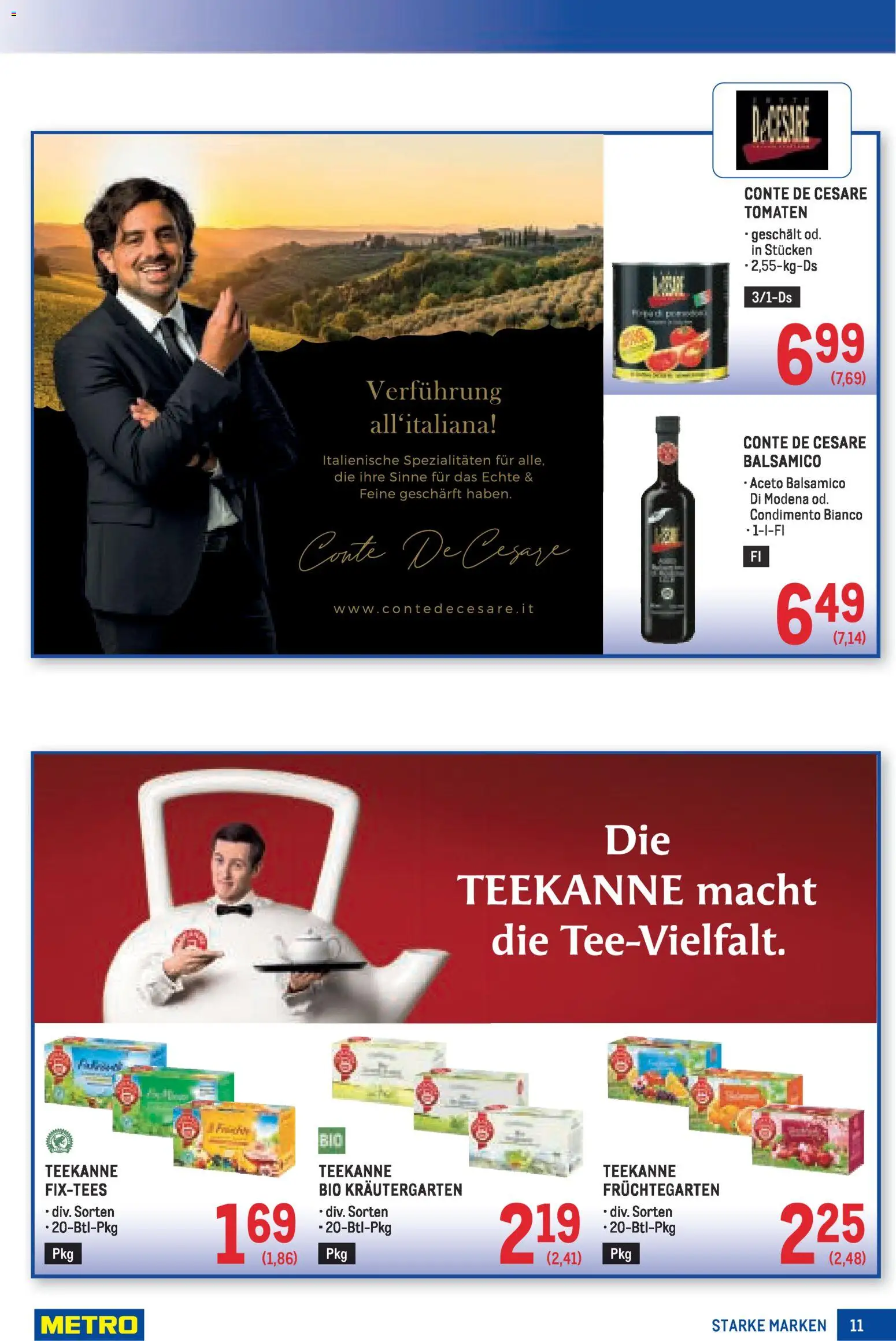 Metro Starke Marken gültig ab 05.03.2026 | Seite: 11 | Produkte: Tomaten