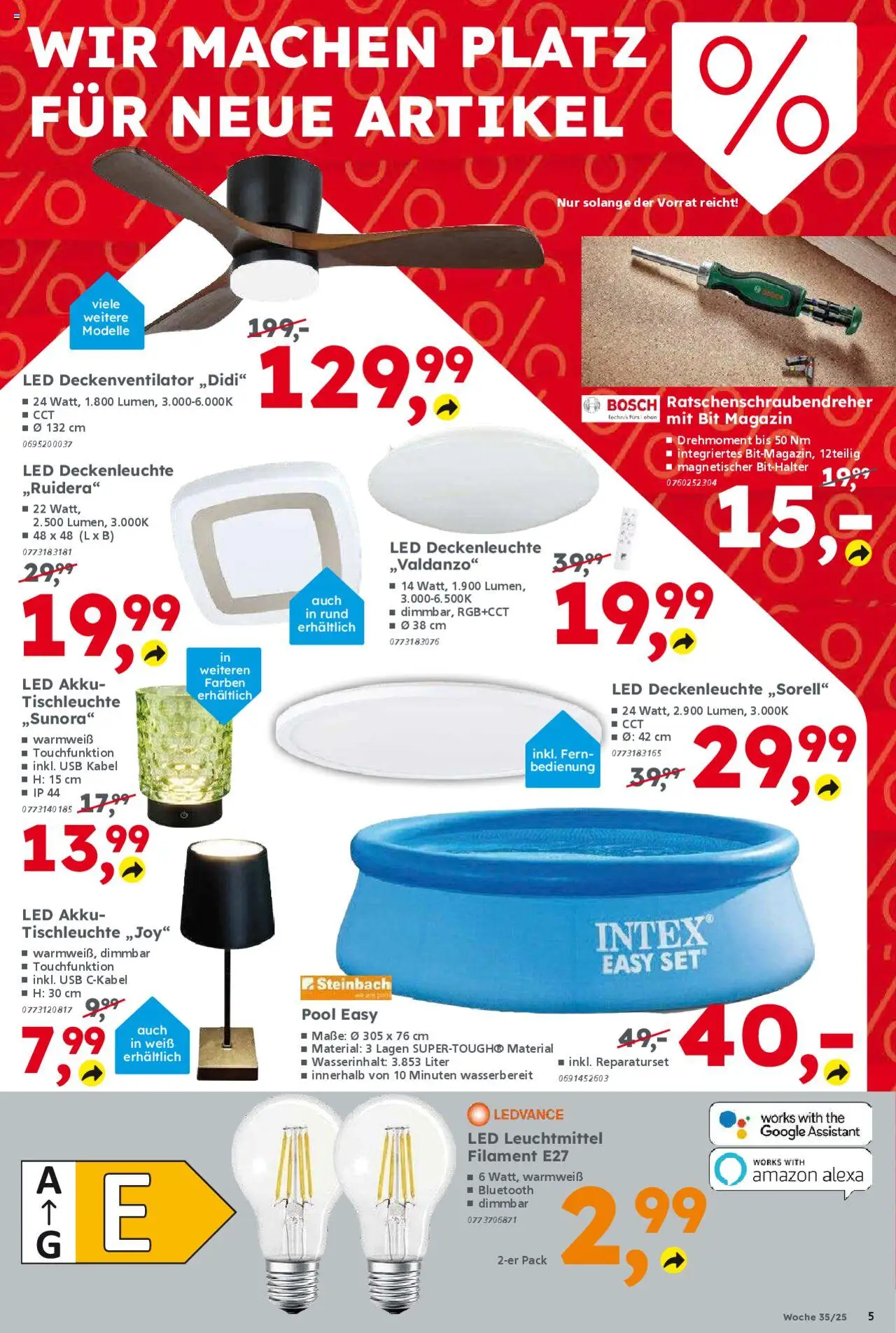 Globus Baumarkt Prospekt 	 - gültig ab dem 25.08.2025 | Seite: 5 | Produkte: Kabel, Bosch, USB