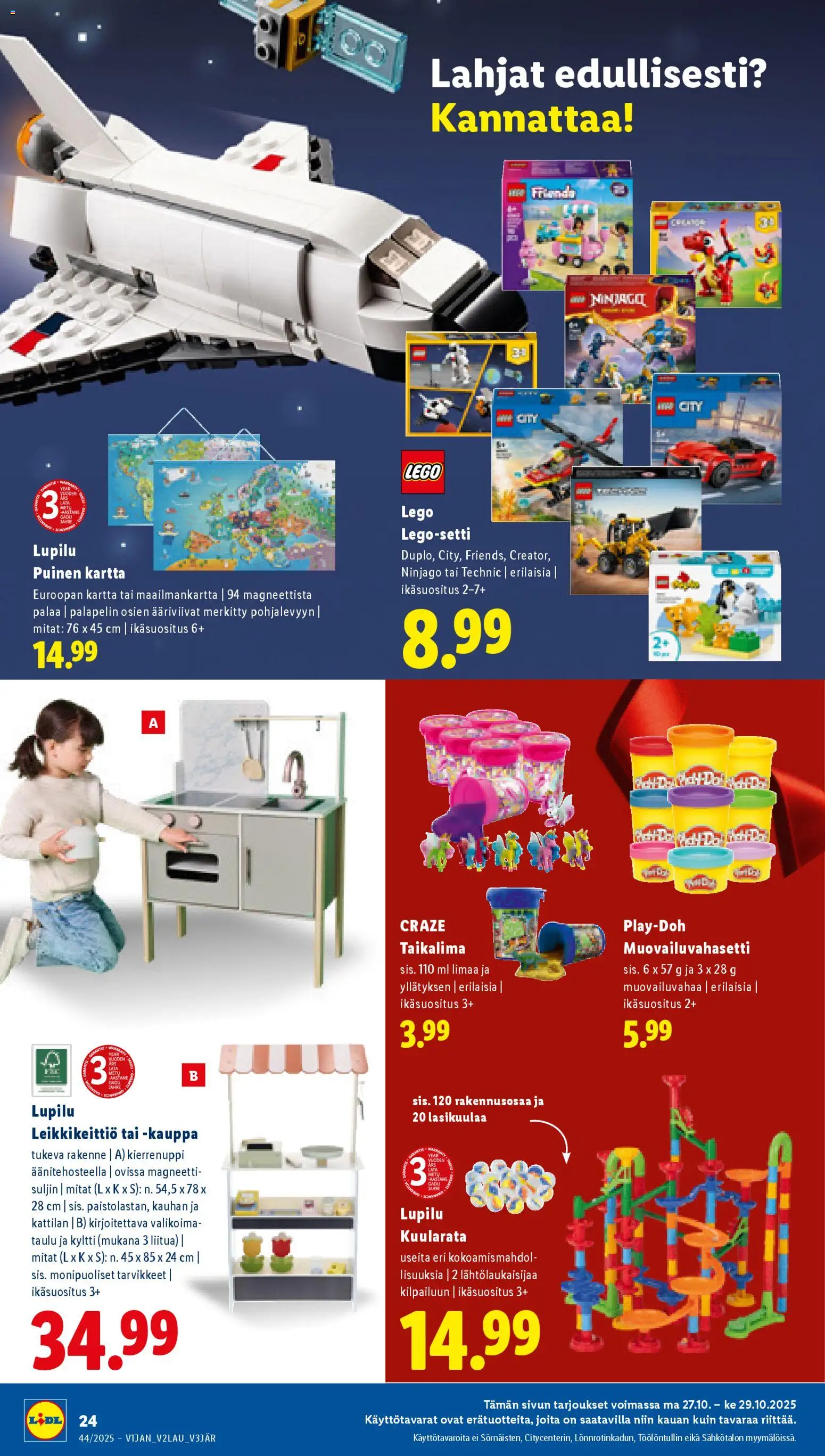 Lidl tarjoukset - Helsinki – voimassa 30.10.2025 alkaen | Sivu: 28 | Tuotteet: Magneetti, Taulu
