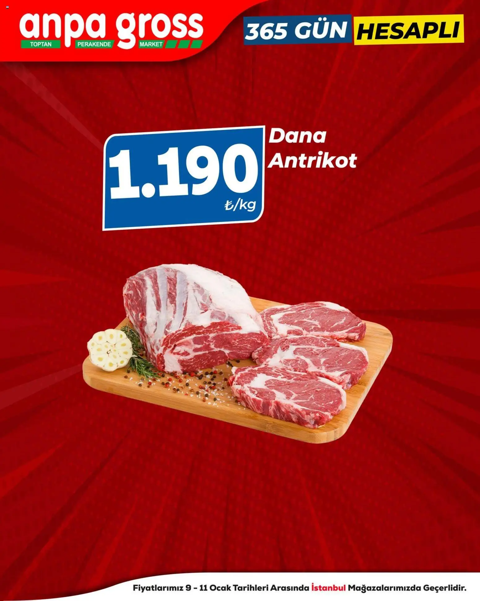 Anpa Gross - Kasap - 09.01.2026 tarihinden itibaren geçerlidir | Sayfa: 1 | Ürünler: Ocak