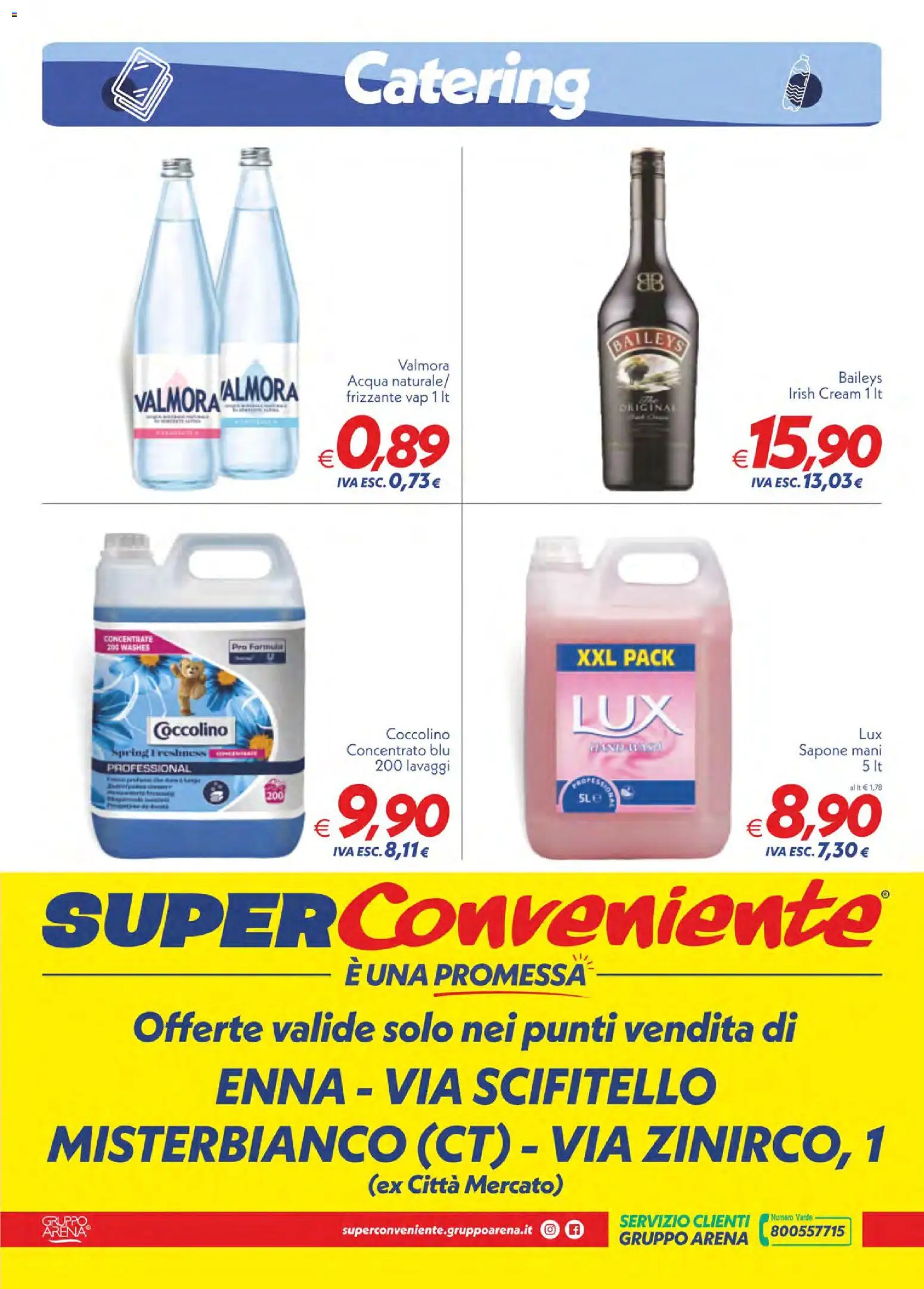 Volantino SuperConveniente del 13.02.2026 | Pagina: 4 | Prodotti: Sapone, Acqua