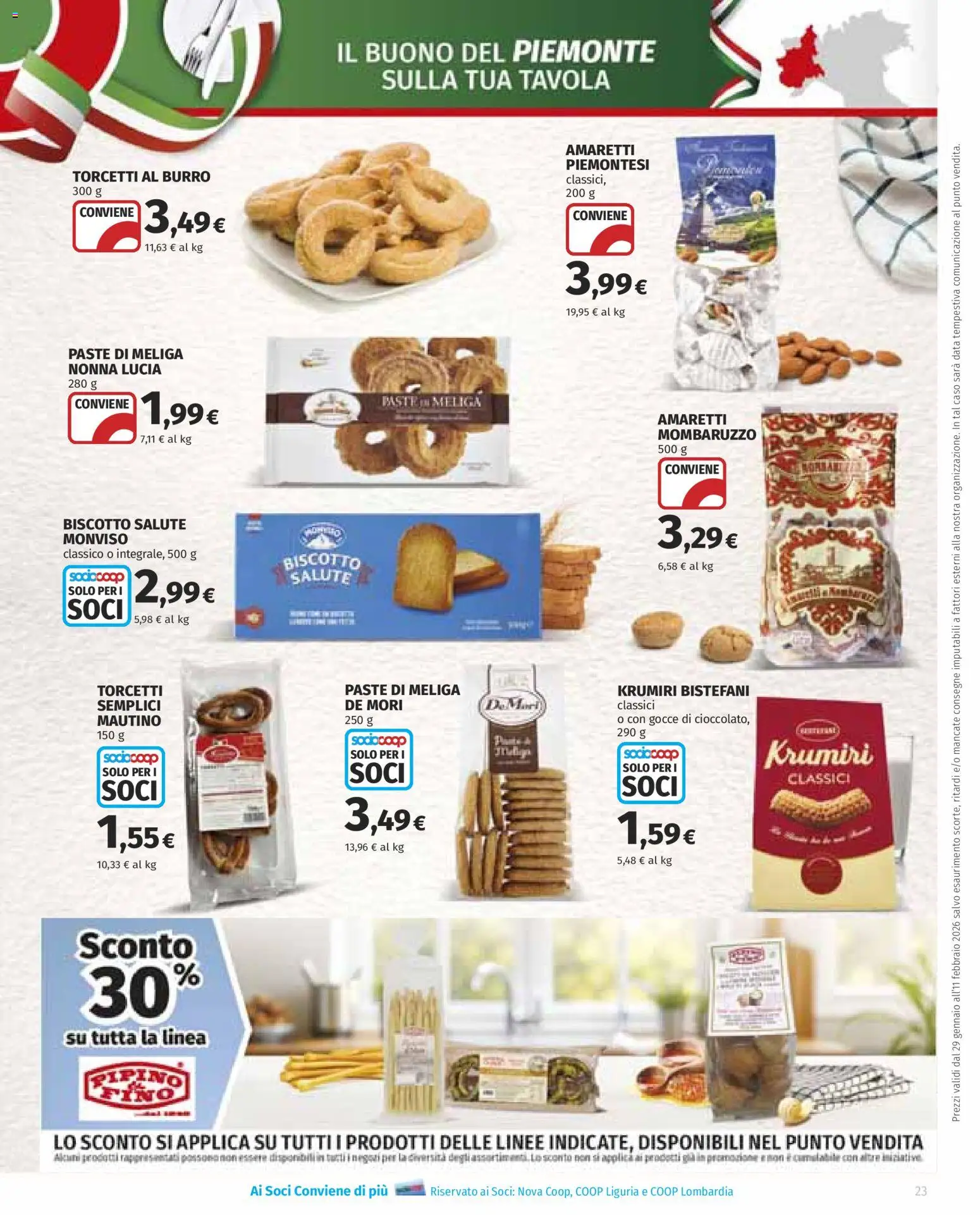 Volantino Ipercoop del 29.01.2026 | Pagina: 23 | Prodotti: Burro, Data