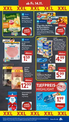 Aldi Süd Prospekt 	 ab 10.11.2025 gültig | Seite: 17 | Produkte: Gewicht, Thunfisch, Grunlander, Salz