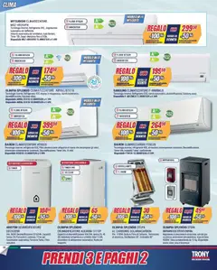 Anteprima del volantino Trony Calabria catalogo valido a partire dal 30.10.2025 | Pagina: 10 | Prodotti: Climatizzatore, Deumidificatore, Stufa, Samsung