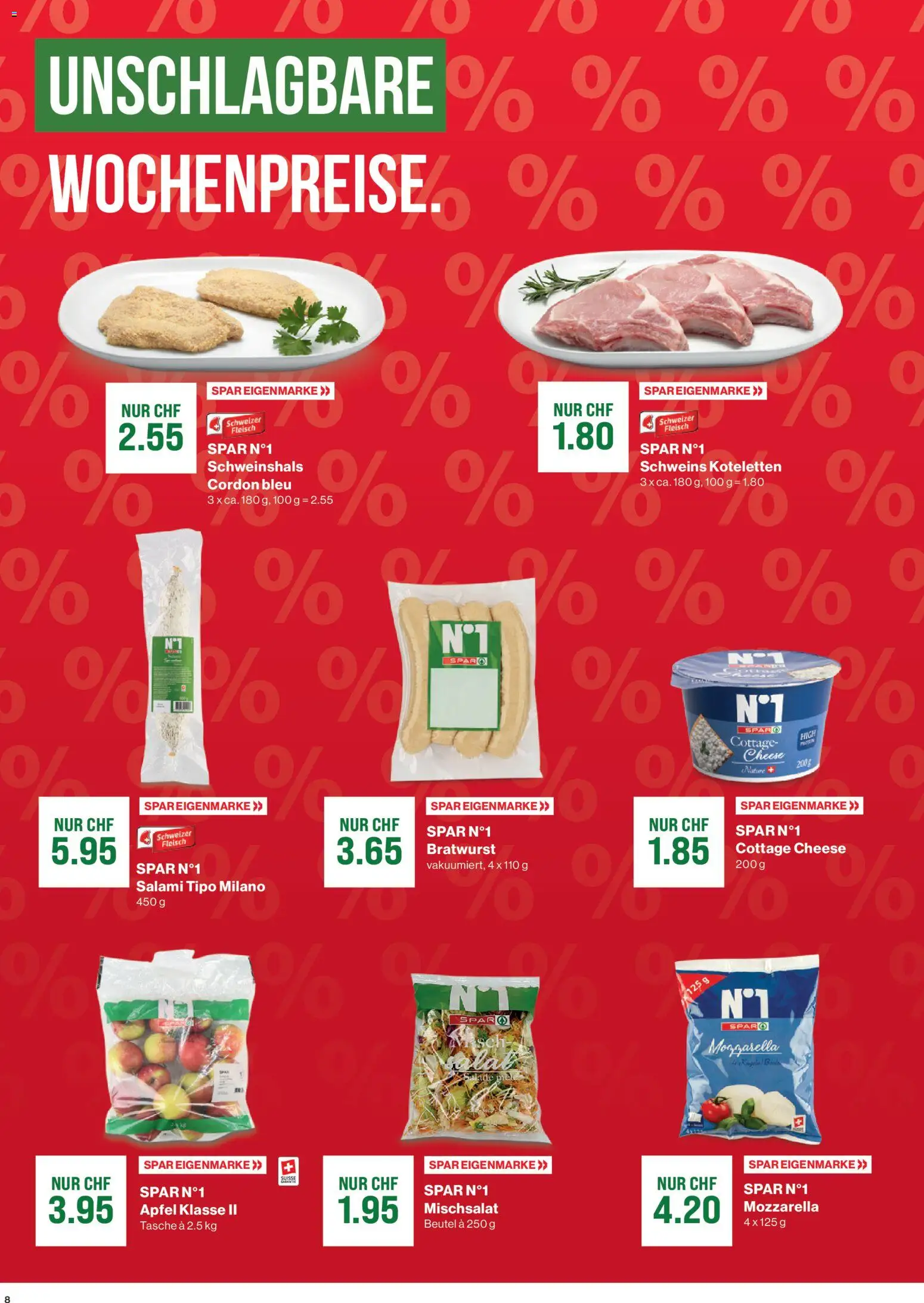SPAR Aktionen – gültig ab 22.01.2026 | Seite: 8 | Produkte: Salami, Äpfel, Tasche