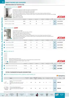 Rexel - Prévisualisation de Rexel  Chauffage Hydraulique, PAC Air-Eau, Plomberie et Sanitaire valide à partir de 01.12.2025 | Page: 63