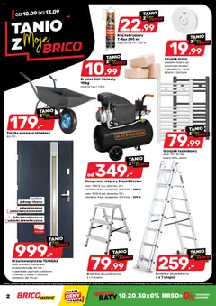 Brico Marché Gazetka od 10.09.2025 | Strona: 3 | Produkty: Drabina, Baterie