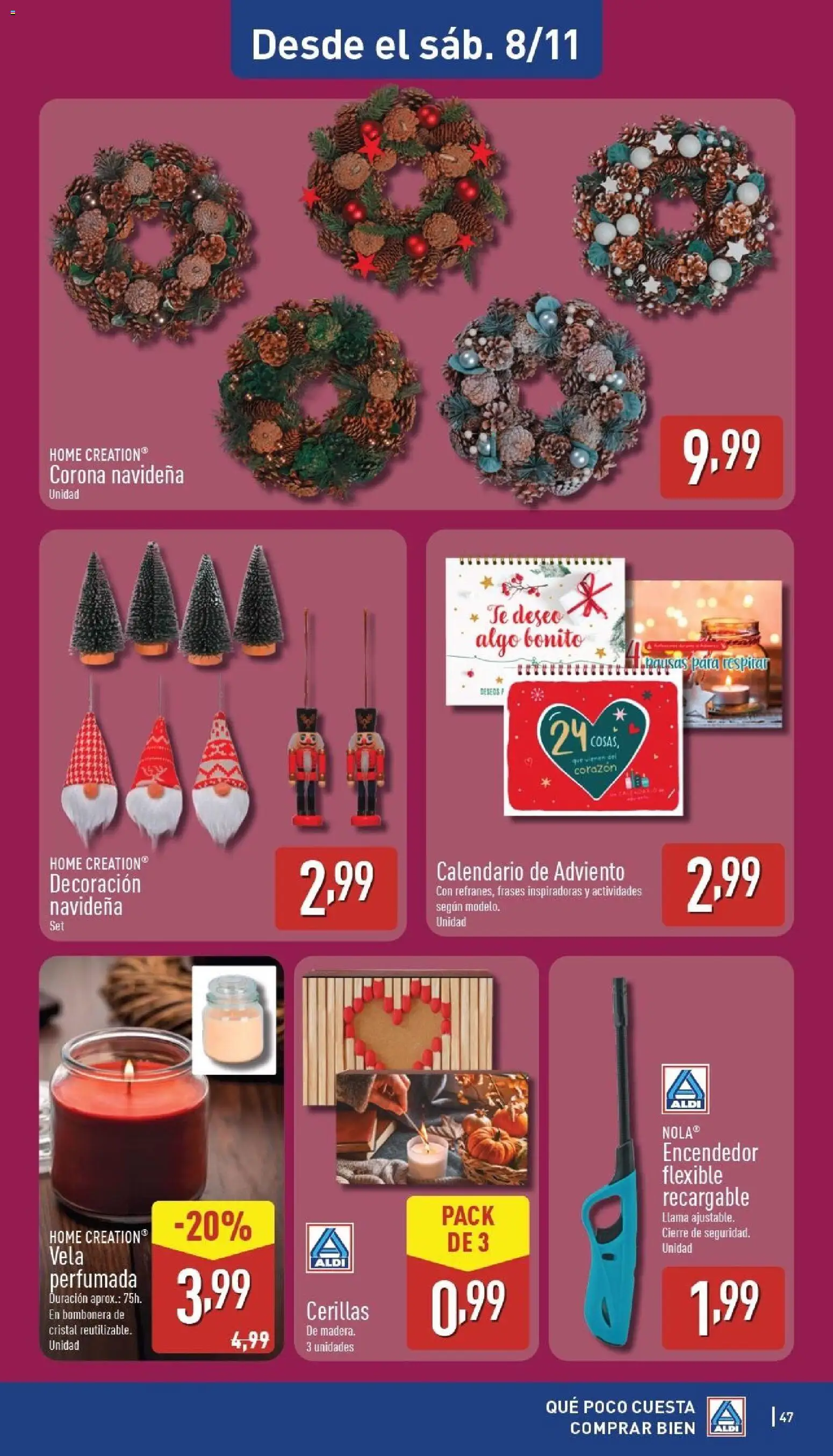 Aldi folleto Península │ válido desde el 03.11.2025 | Página: 47 | Productos: Té, Vela
