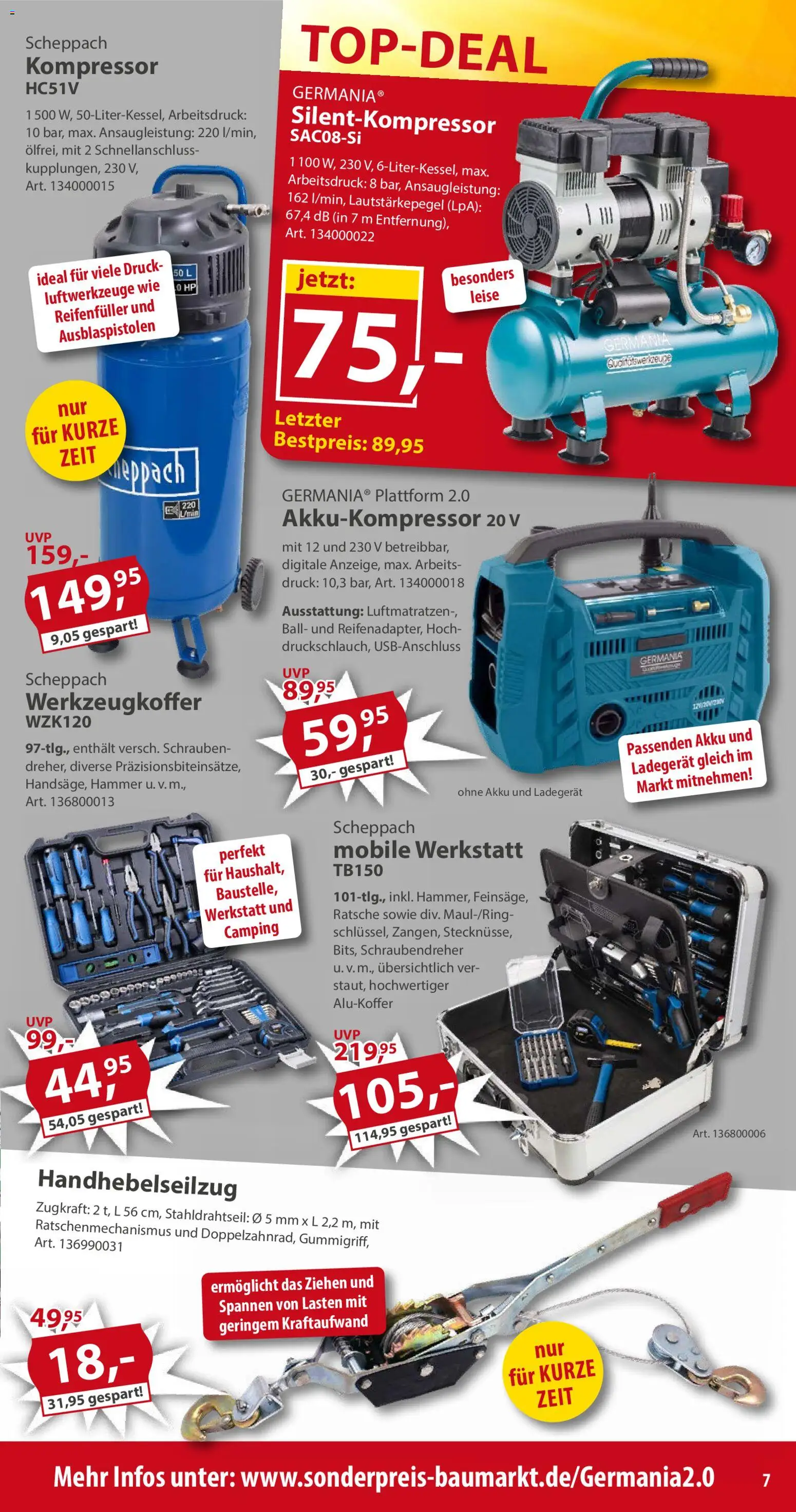 Sonderpreis Baumarkt Prospekt 	 – gültig ab 02.05.2026 | Seite: 7 | Produkte: HP, Ladegerät